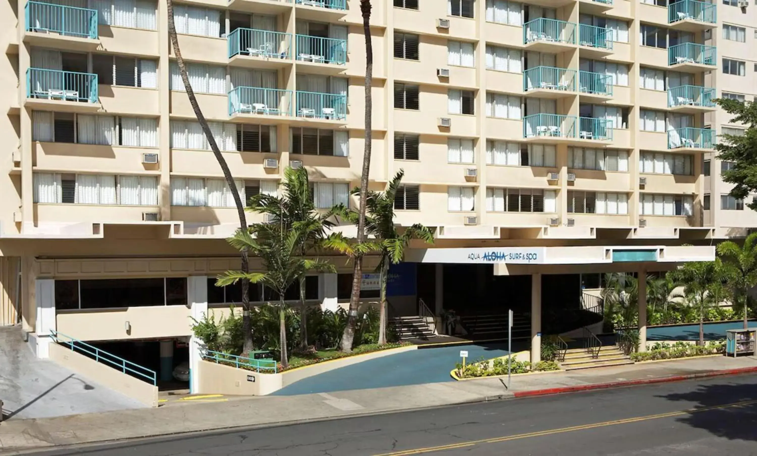 Property building in Aqua Aloha Surf Waikiki Property building in Aqua Aloha Surf Waikiki