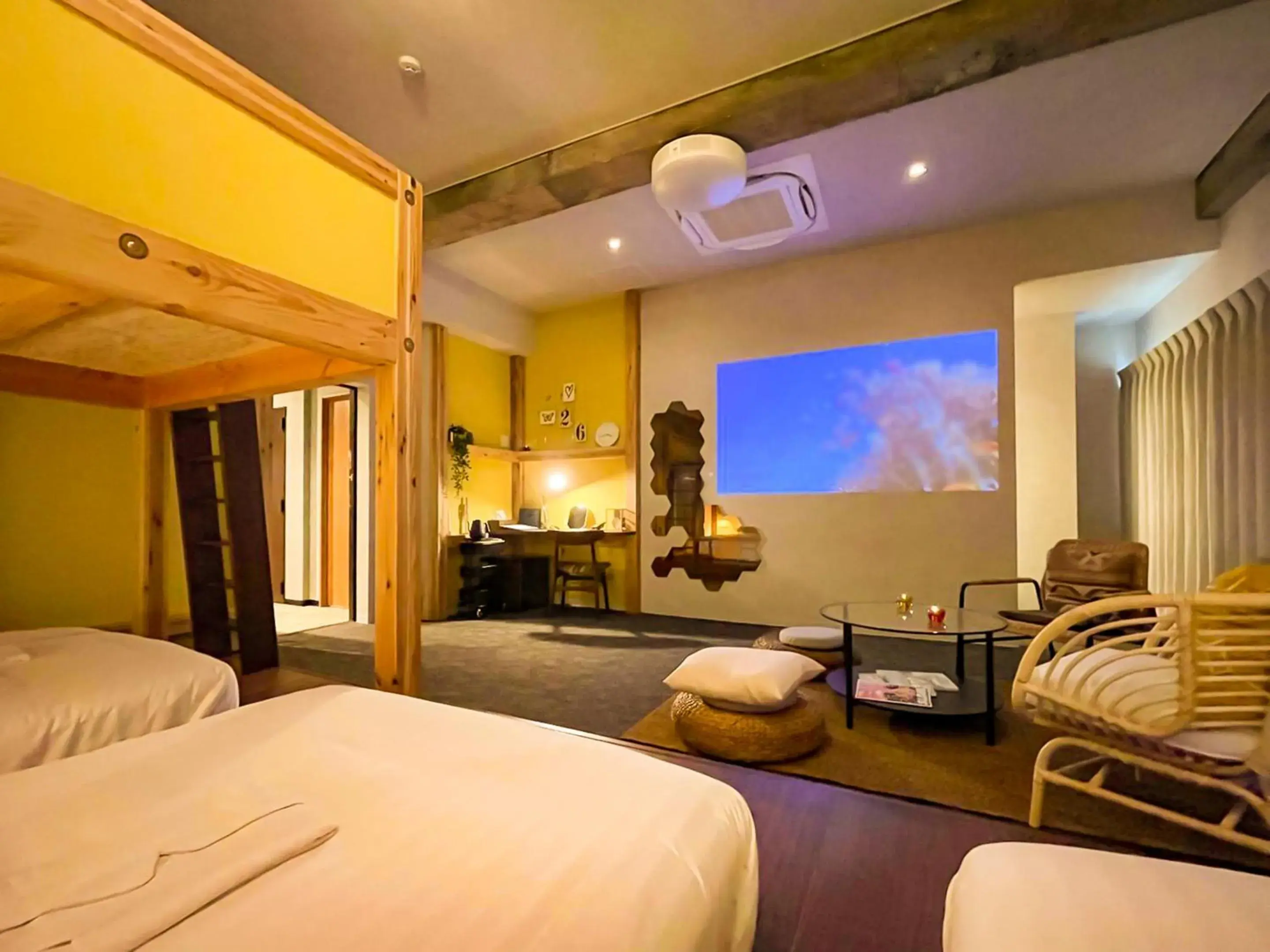 Photo of the whole room, Bed in マングタックリゾート尾道 Photo of the whole room, Bed in マングタックリゾート尾道