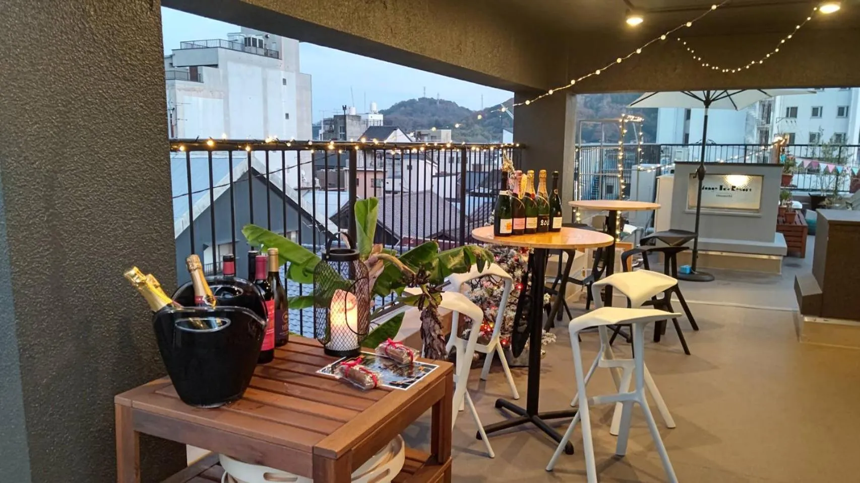 Lounge or bar in マングタックリゾート尾道