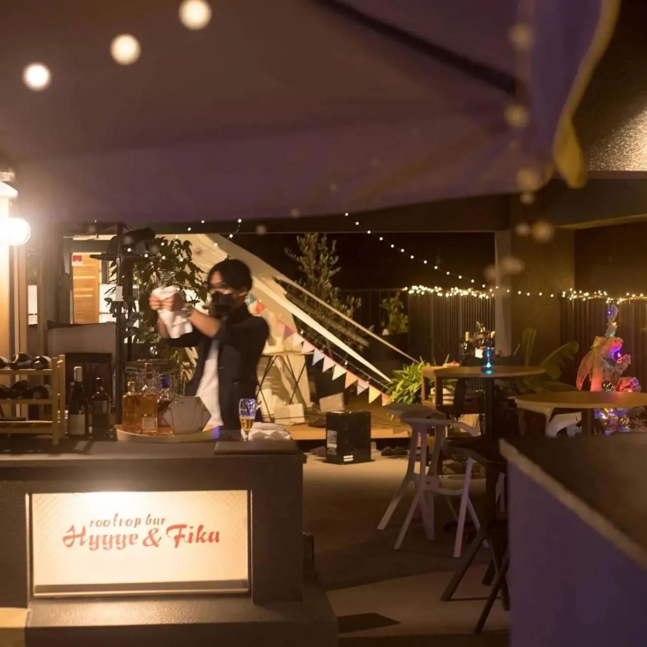 Lounge or bar in マングタックリゾート尾道