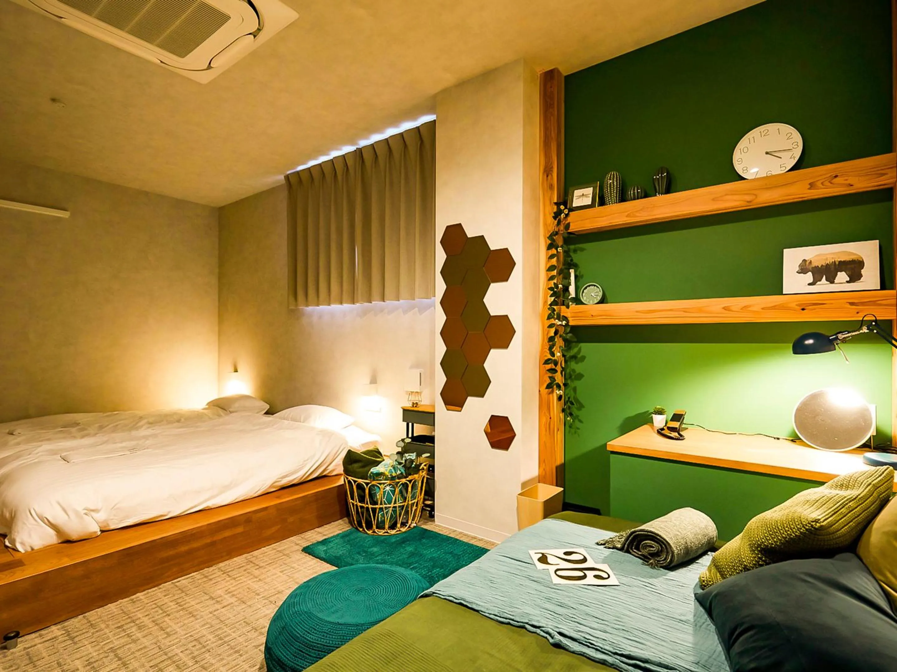 Bedroom, Bed in マングタックリゾート尾道