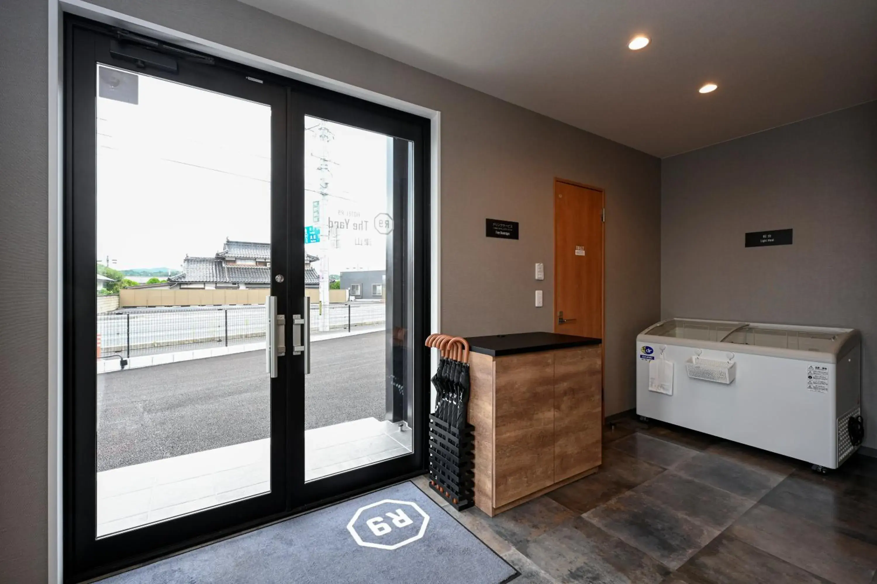 Lobby or reception in HOTEL R9 The Yard Tsuyama Lobby or reception in HOTEL R9 The Yard Tsuyama