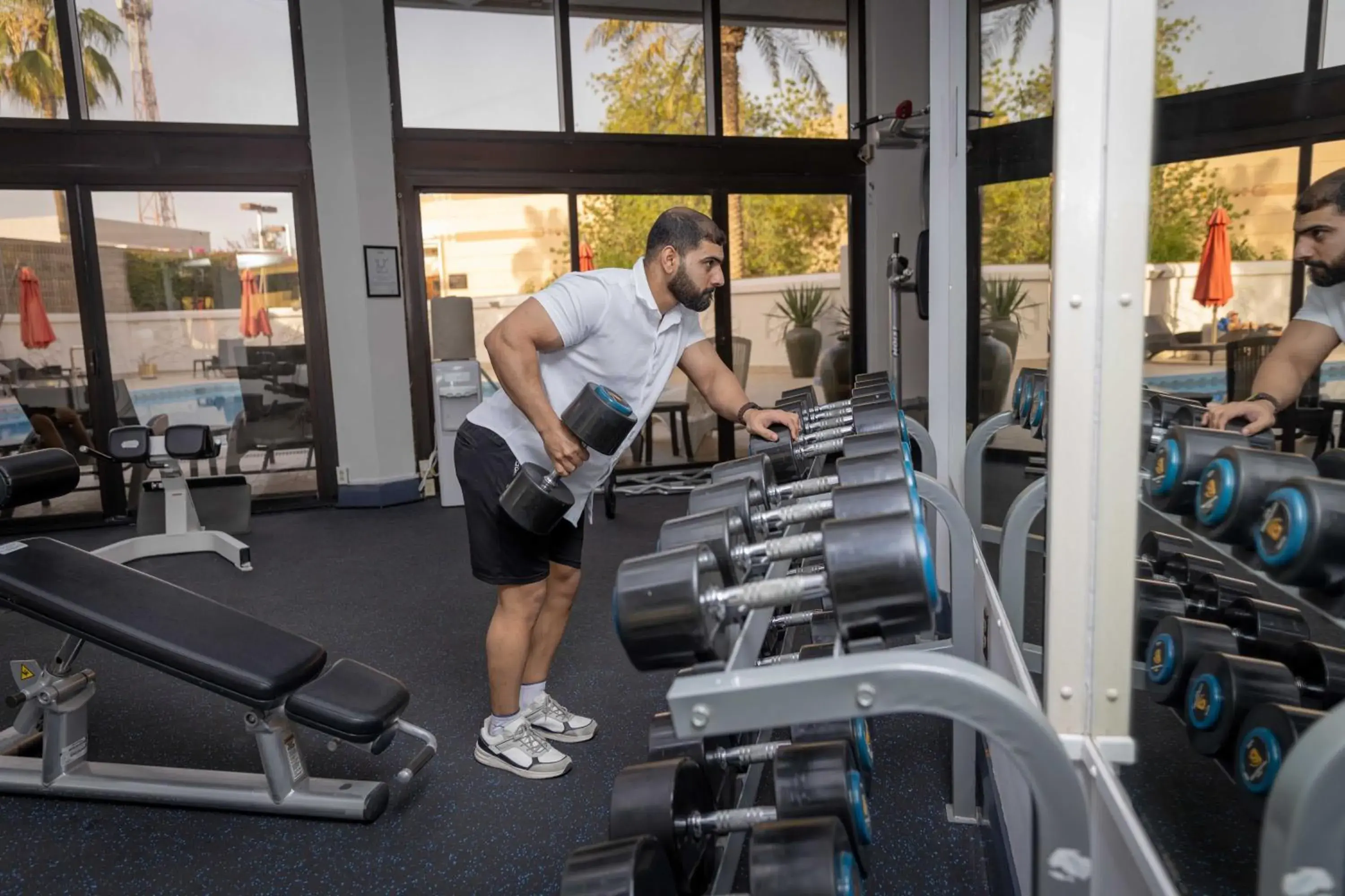 Pool view in InterContinental Al Jubail Resort Pool view in InterContinental Al Jubail Resort