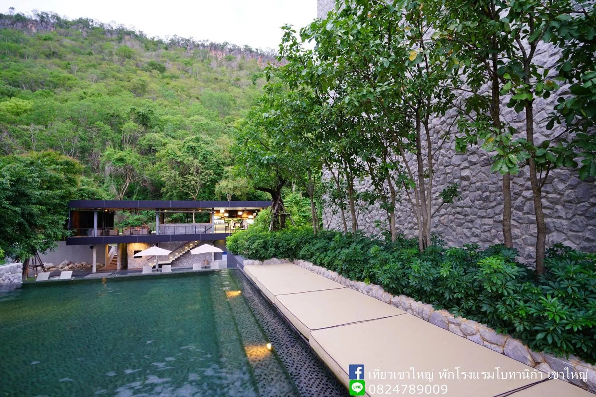 Swimming pool in Botanica Khaoyai Condotel