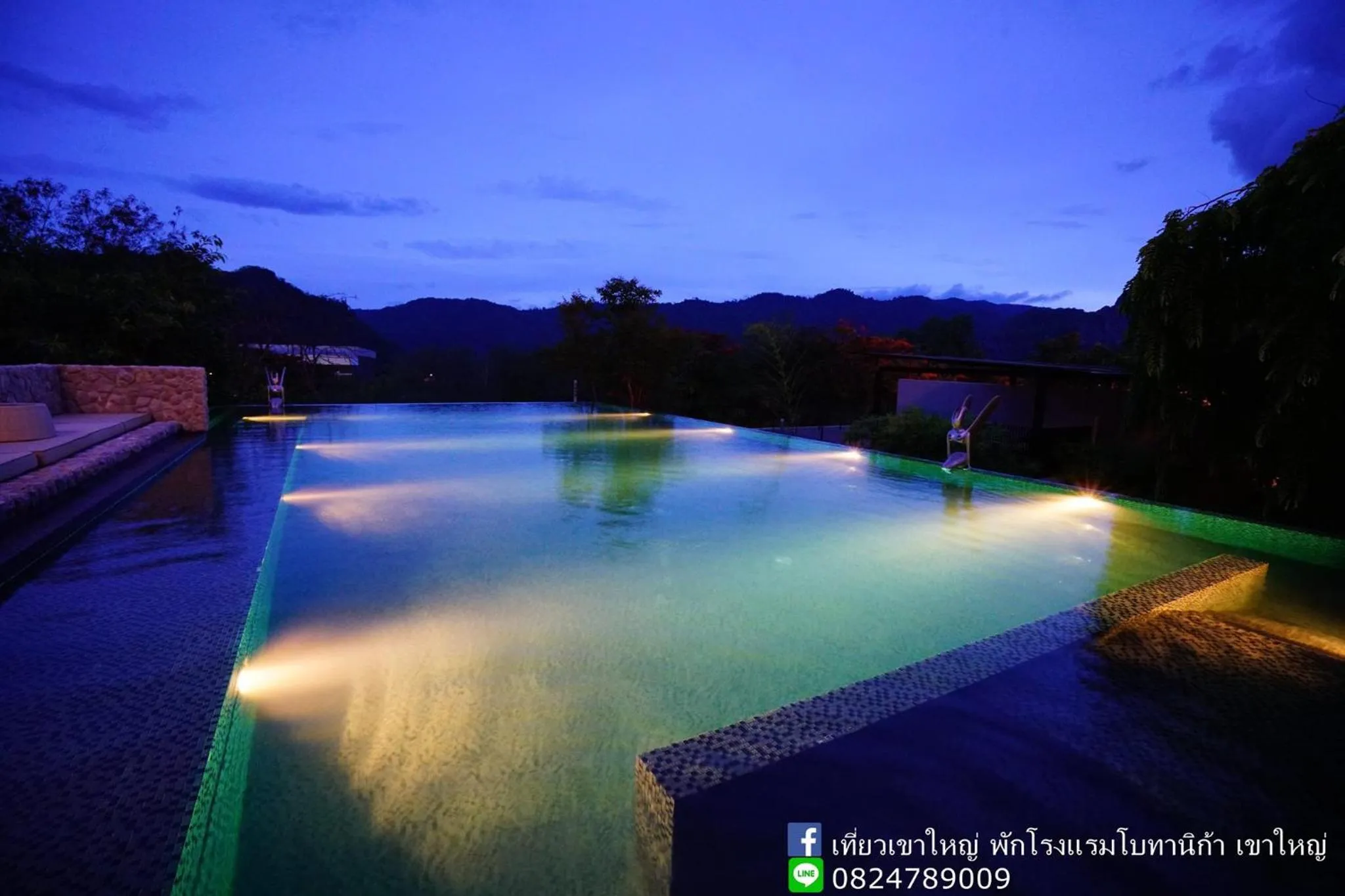 Swimming pool in Botanica Khaoyai Condotel