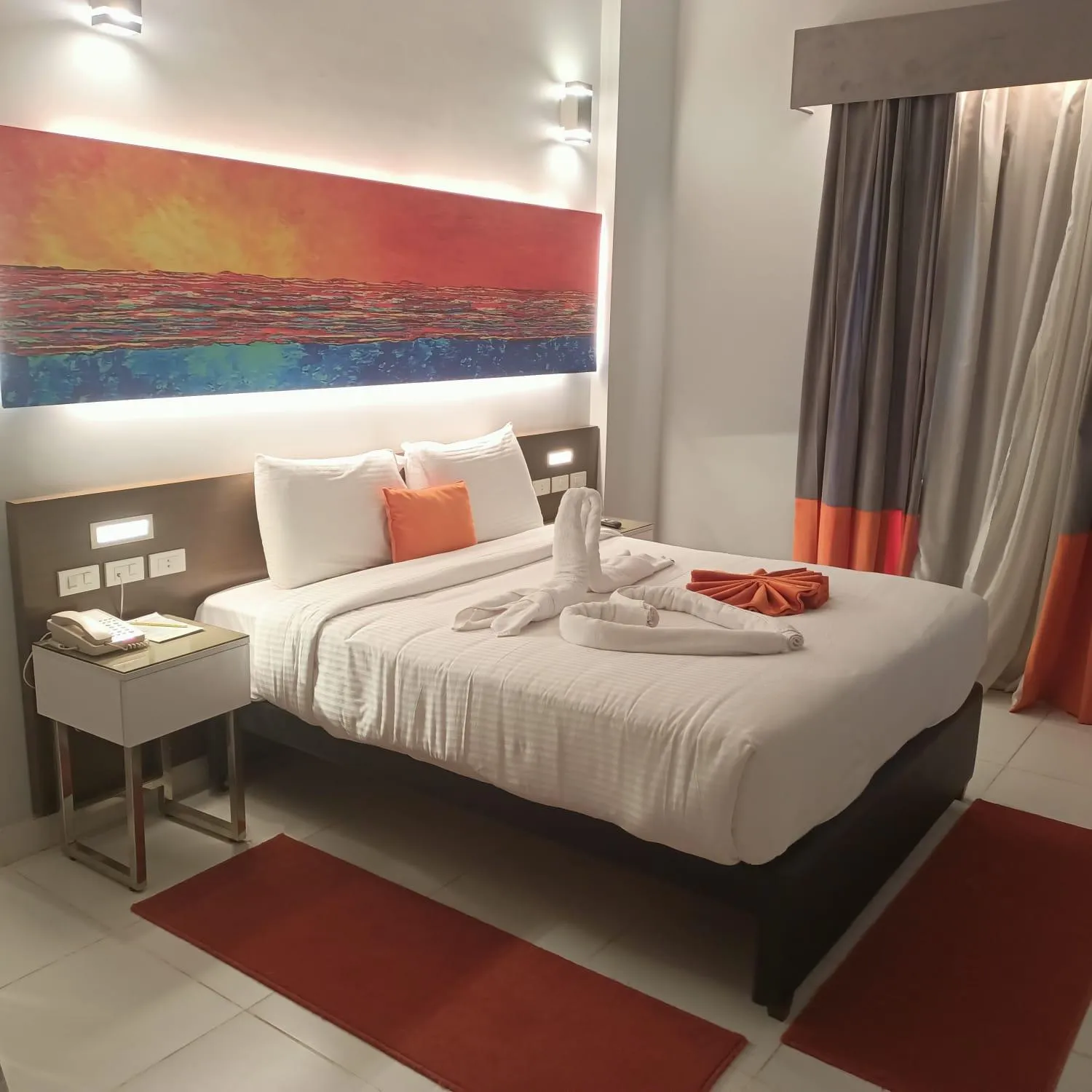 Bed in Gloria Aqua Park Hotel