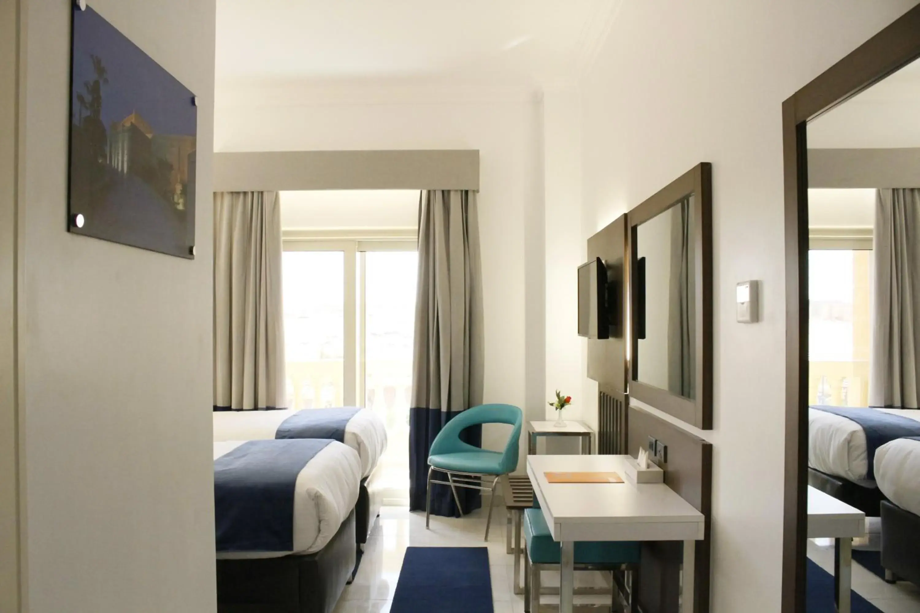 Balcony/Terrace, Bed in Gloria Aqua Park Hotel Balcony/Terrace, Bed in Gloria Aqua Park Hotel