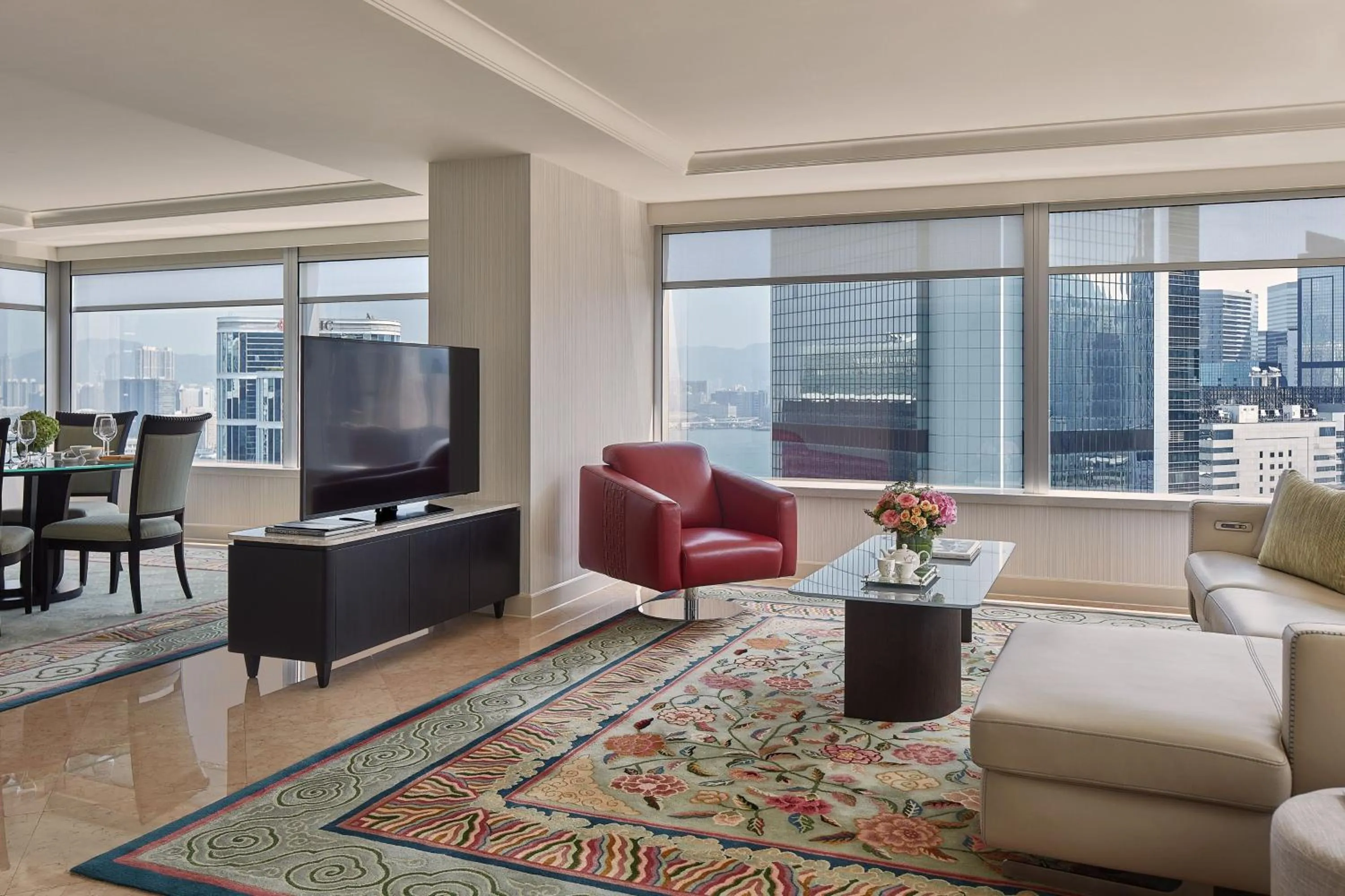 Photo of the whole room in JW Marriott Hotel Hong Kong