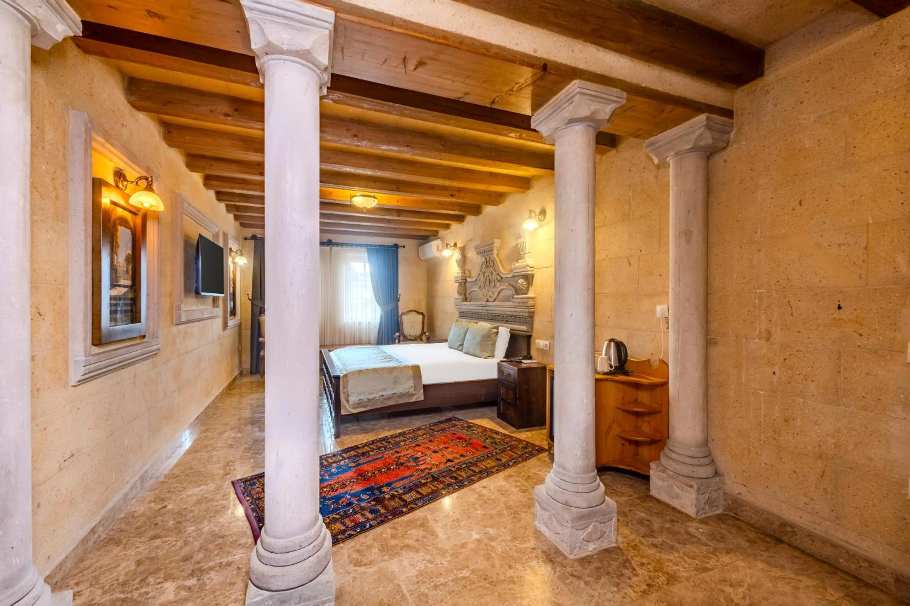 Bed in Cratus Stone Palace