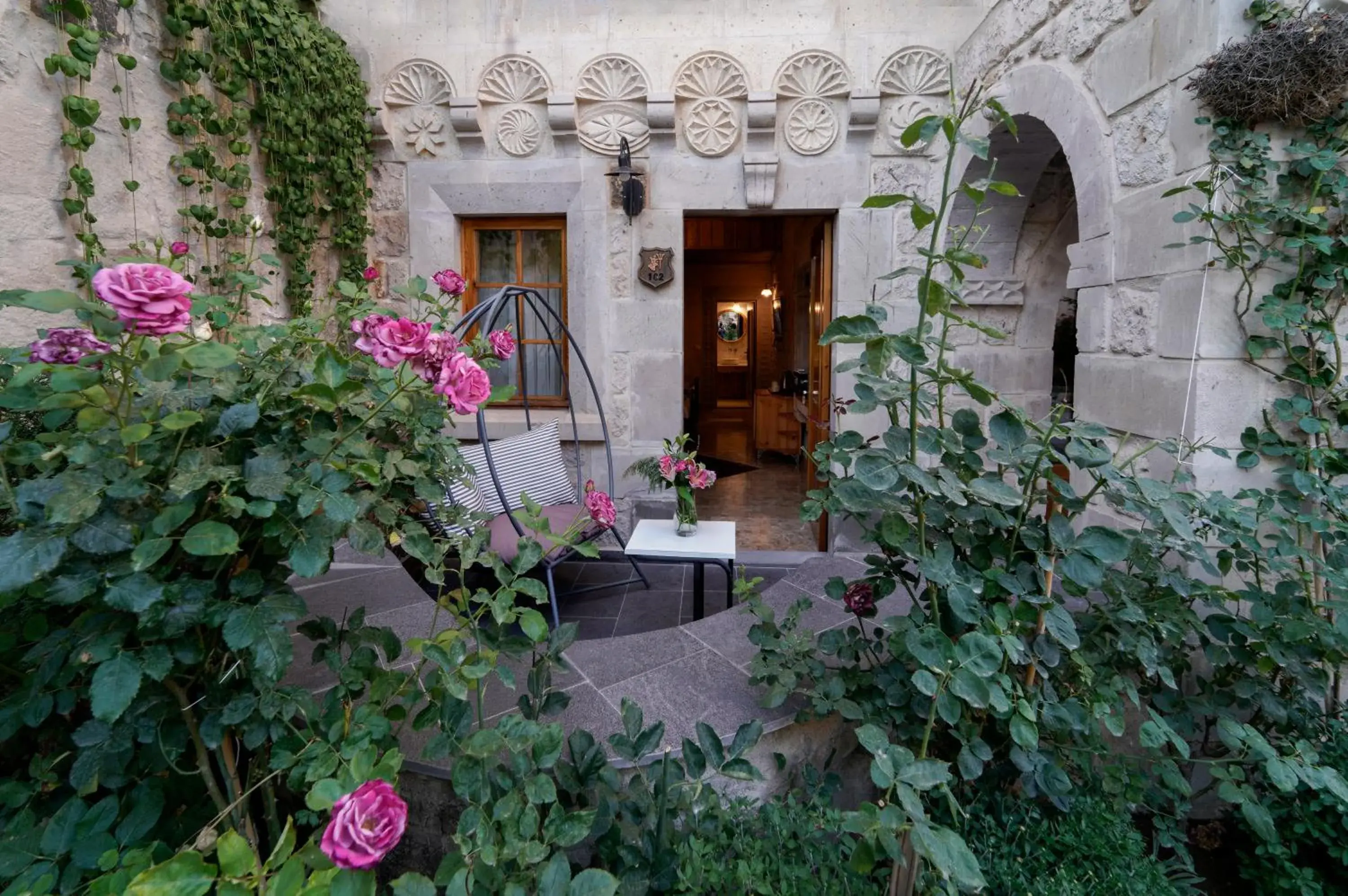 Garden view in Cratus Stone Palace Garden view in Cratus Stone Palace