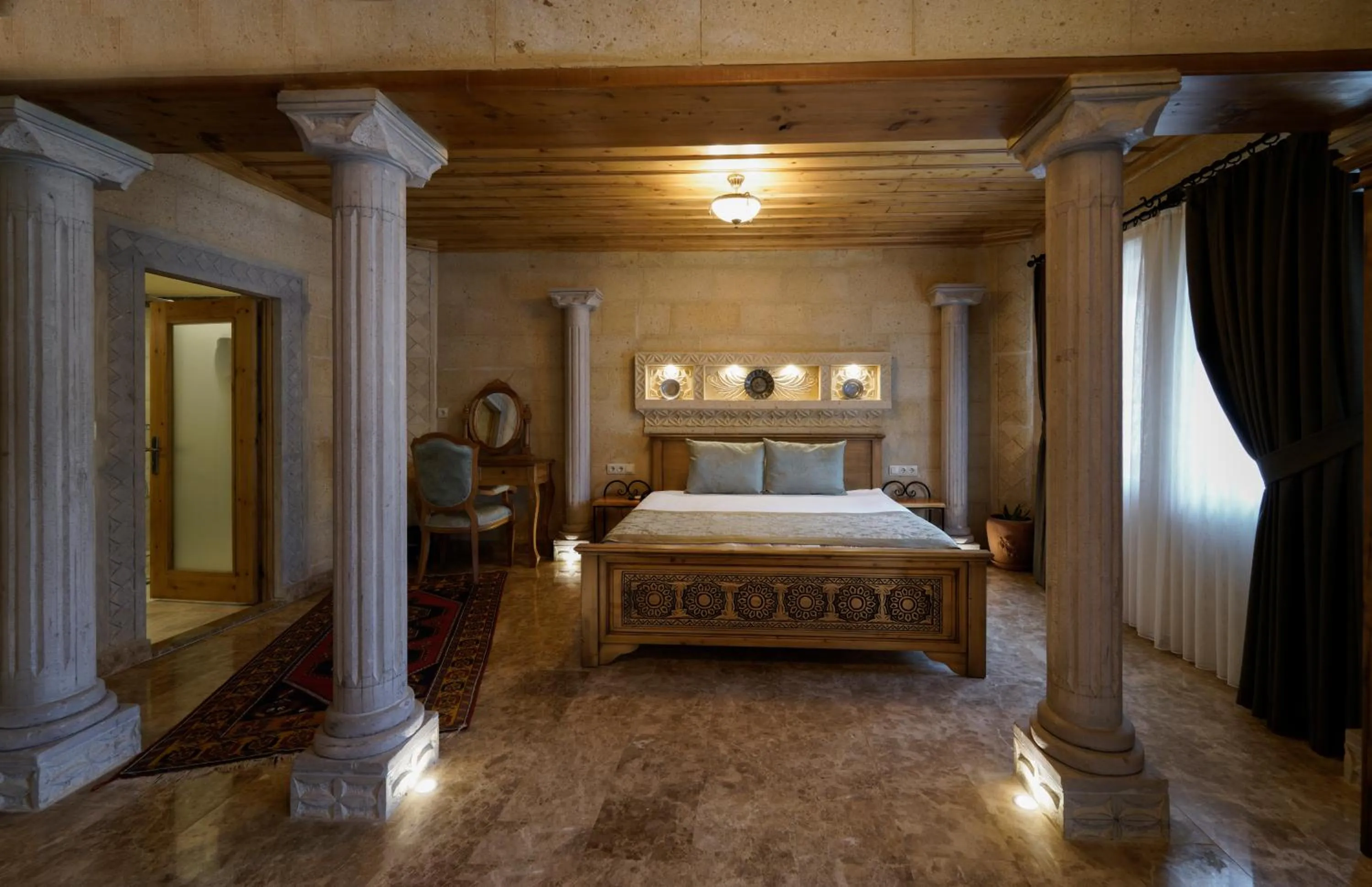 Bed in Cratus Stone Palace