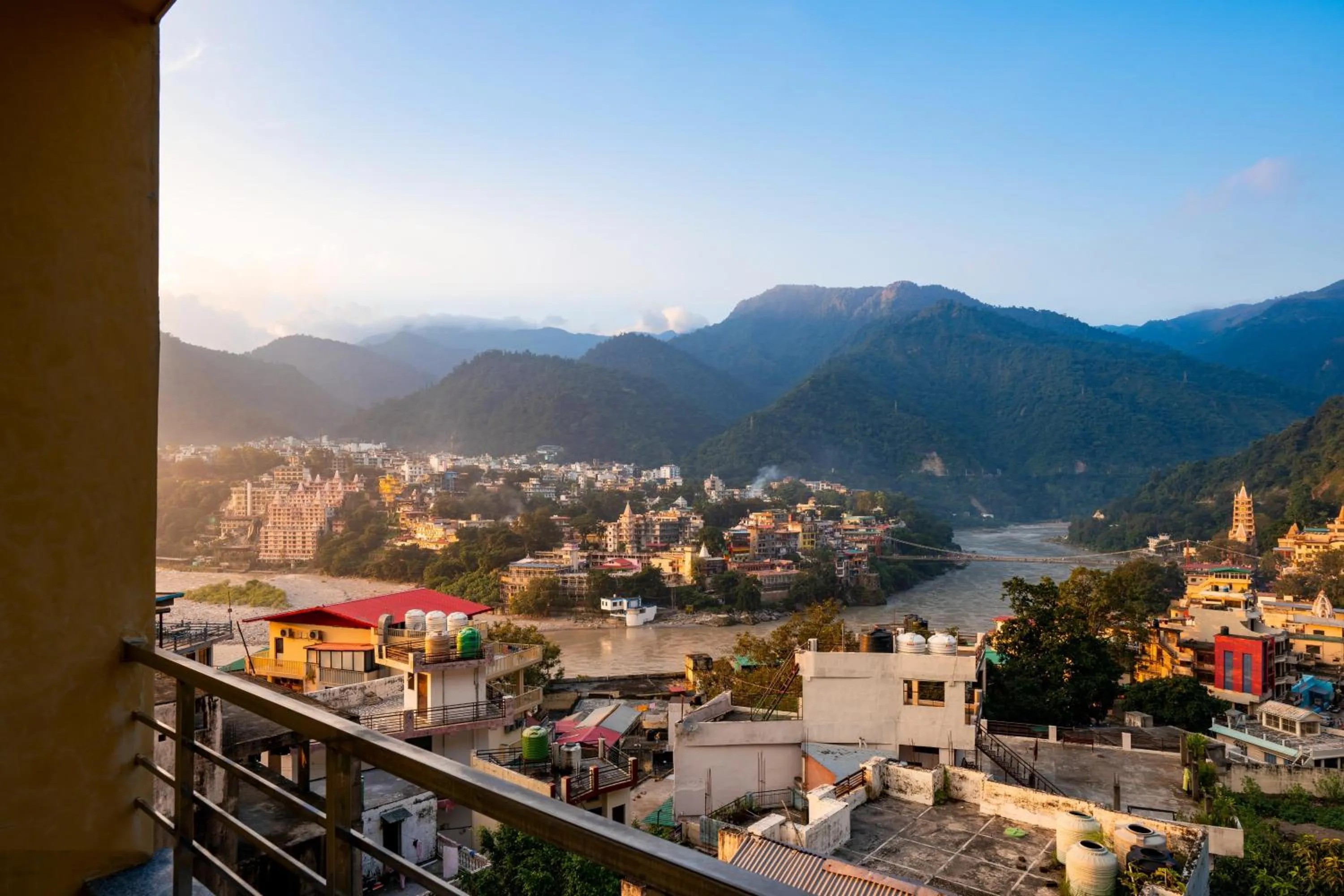 View (from property/room) in goSTOPS Rishikesh, Lakshman Jhula