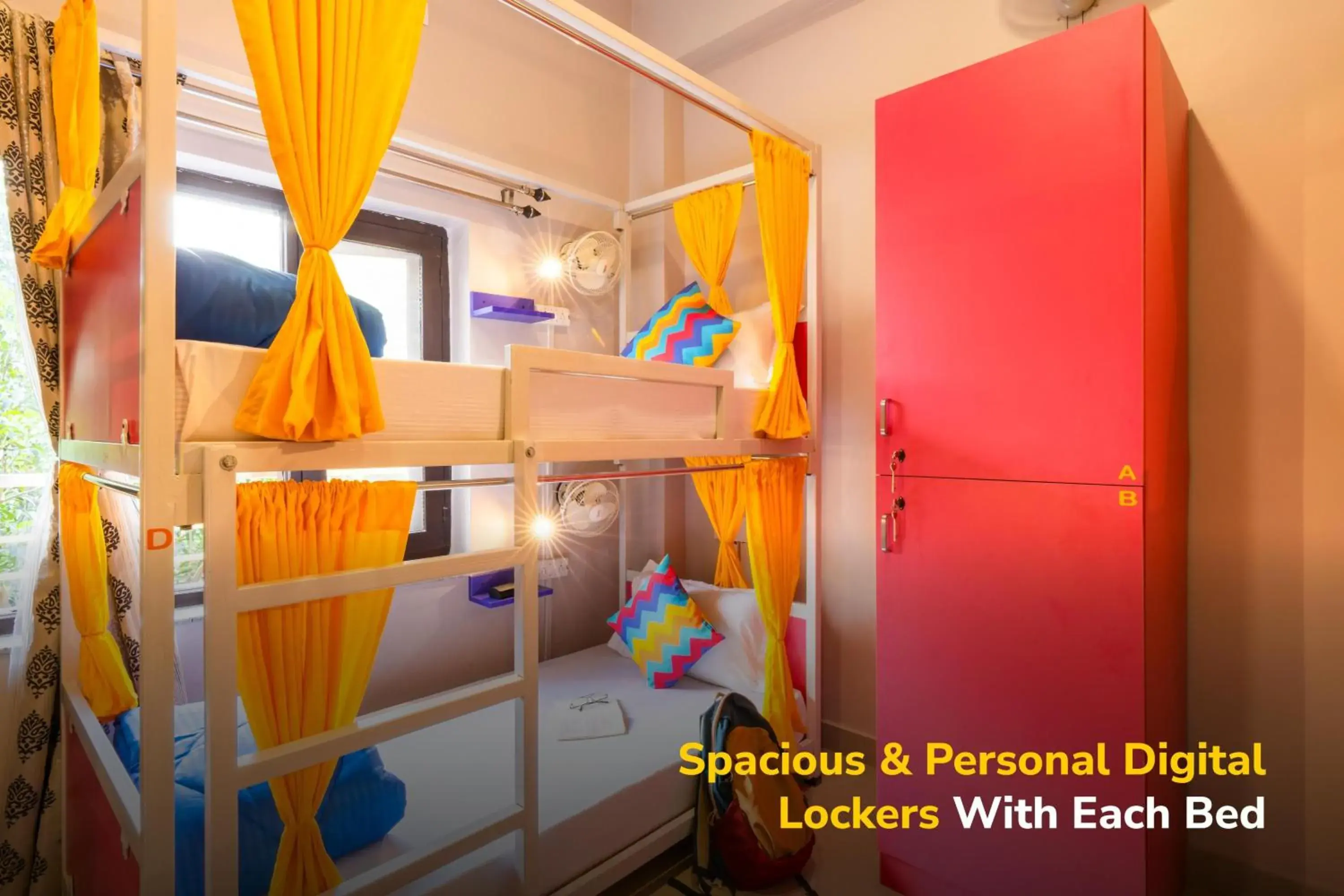 Bed in goSTOPS Rishikesh, Lakshman Jhula Bed in goSTOPS Rishikesh, Lakshman Jhula