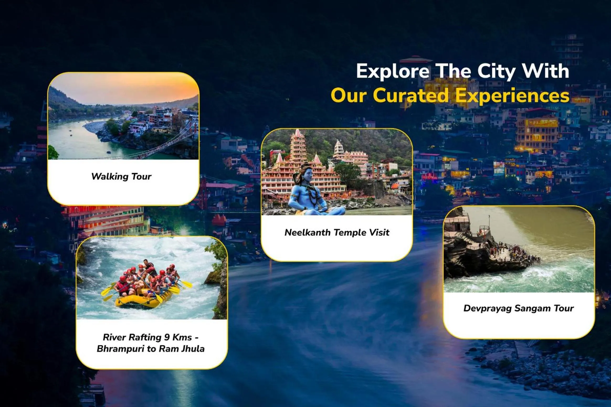 Activities in goSTOPS Rishikesh, Lakshman Jhula