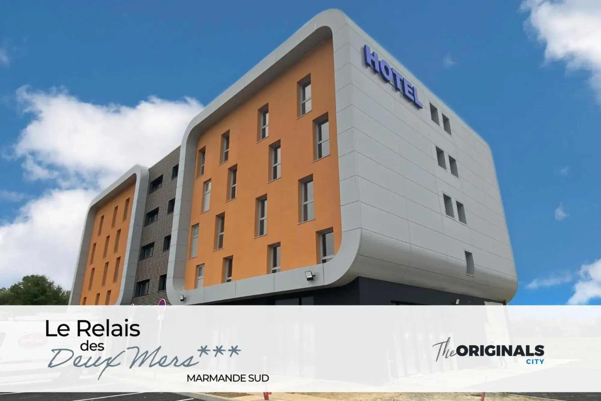 Property building in The Originals City, Hôtel Le Relais des Deux Mers, Marmande Sud Property building in The Originals City, Hôtel Le Relais des Deux Mers, Marmande Sud
