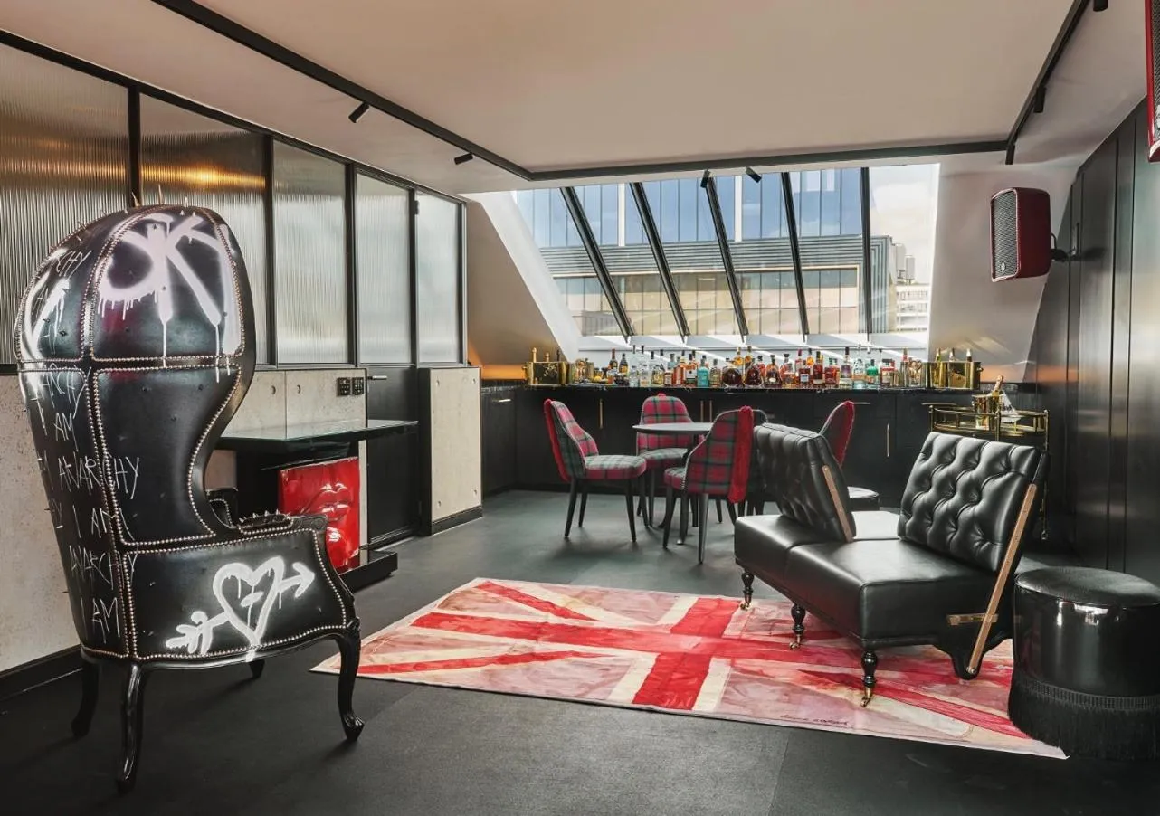 Living room in Chateau Denmark London