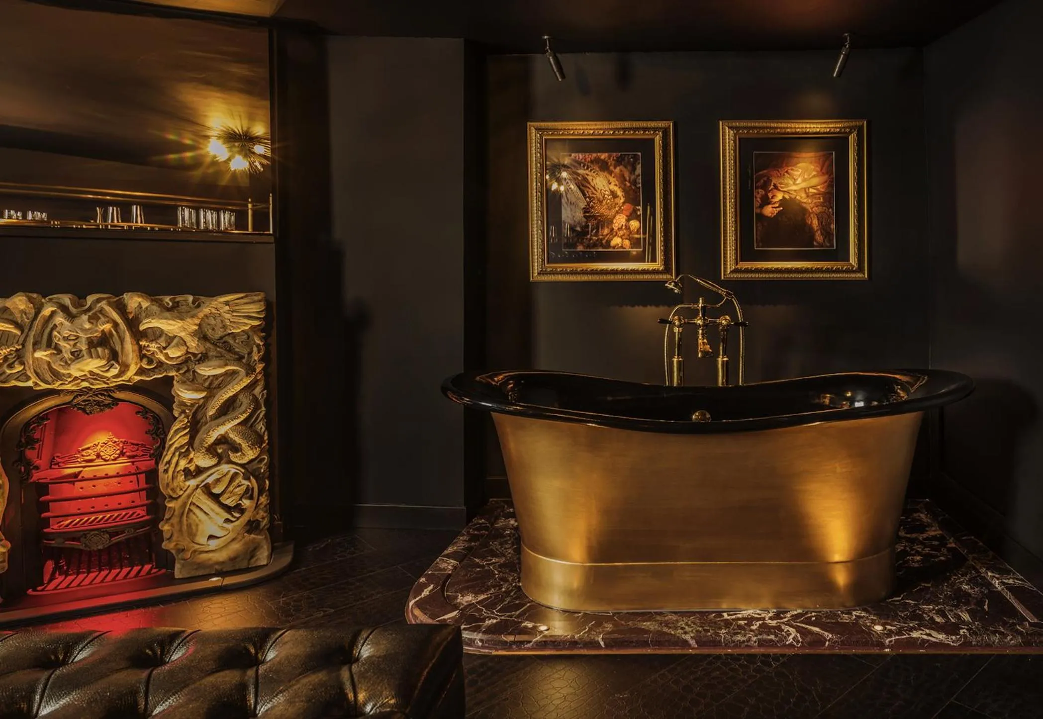 Decorative detail in Chateau Denmark London