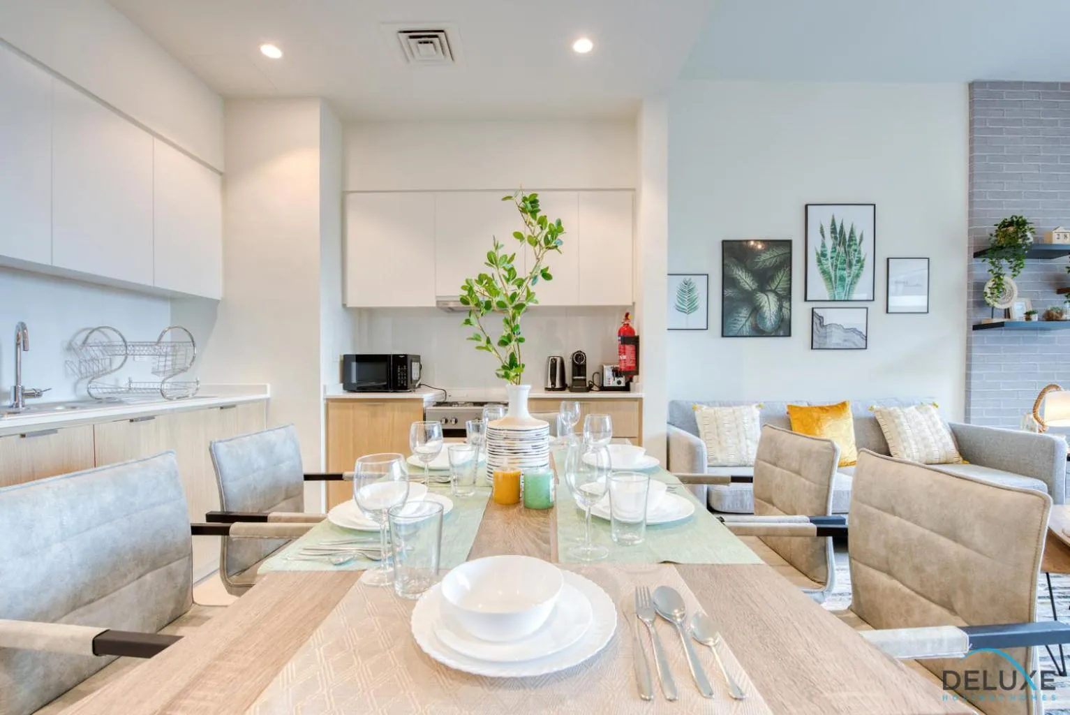 Dining area in Community Living 2BR Close to Emirates Golf Club, Golf Views A, Madinat Al Mataar by Deluxe Holiday Homes