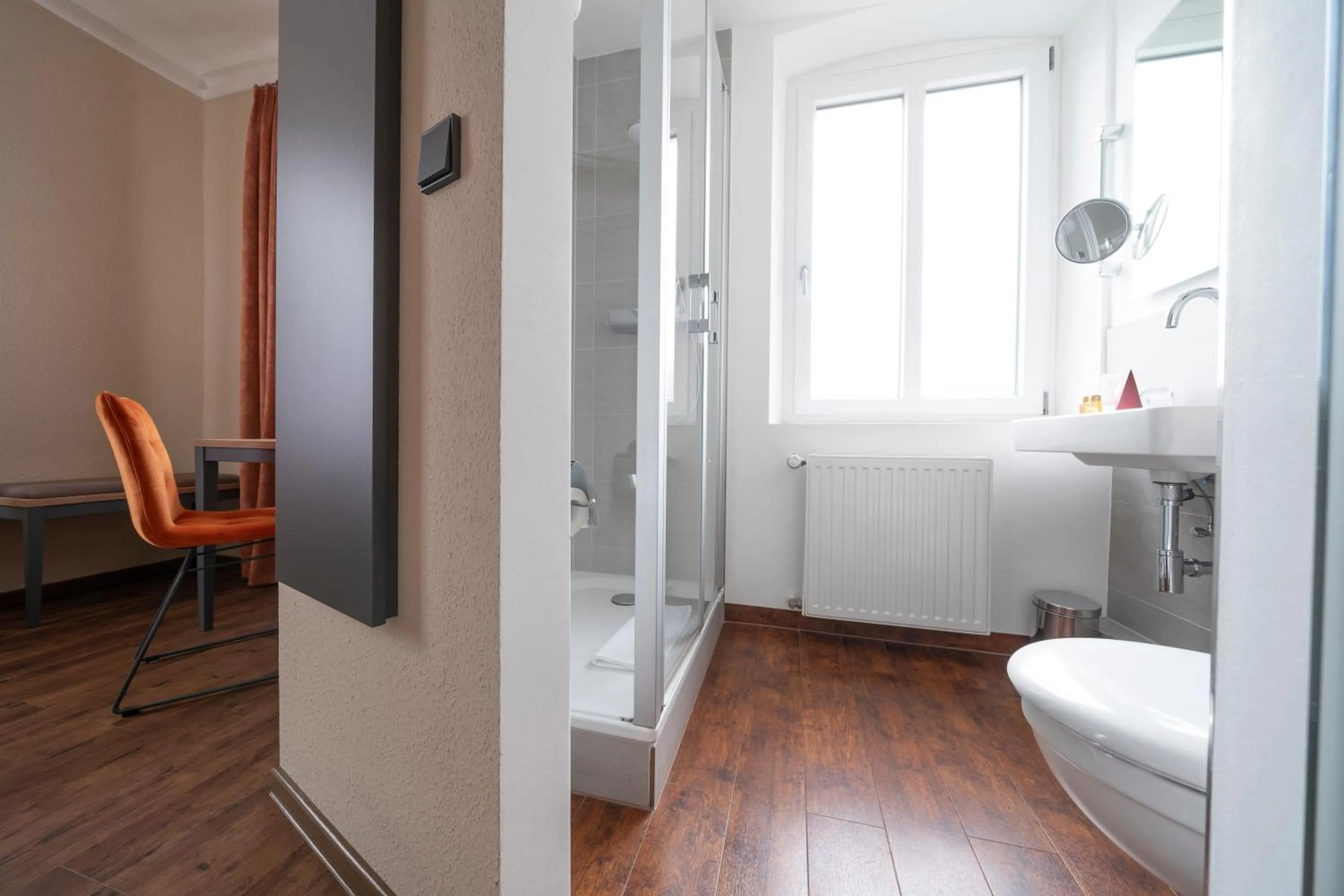 Shower in Hotel Hirsch