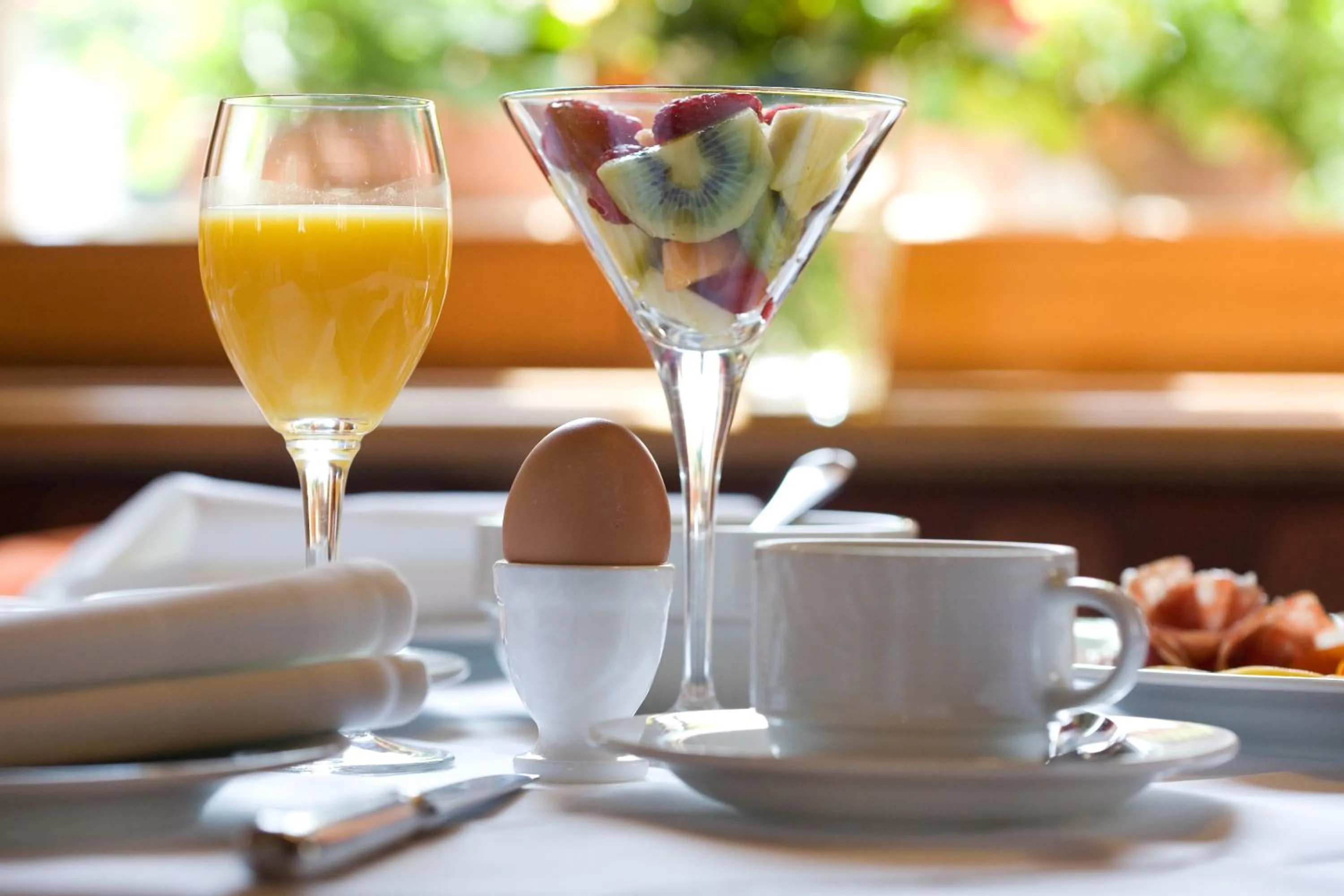 Continental breakfast in Hotel Hirsch