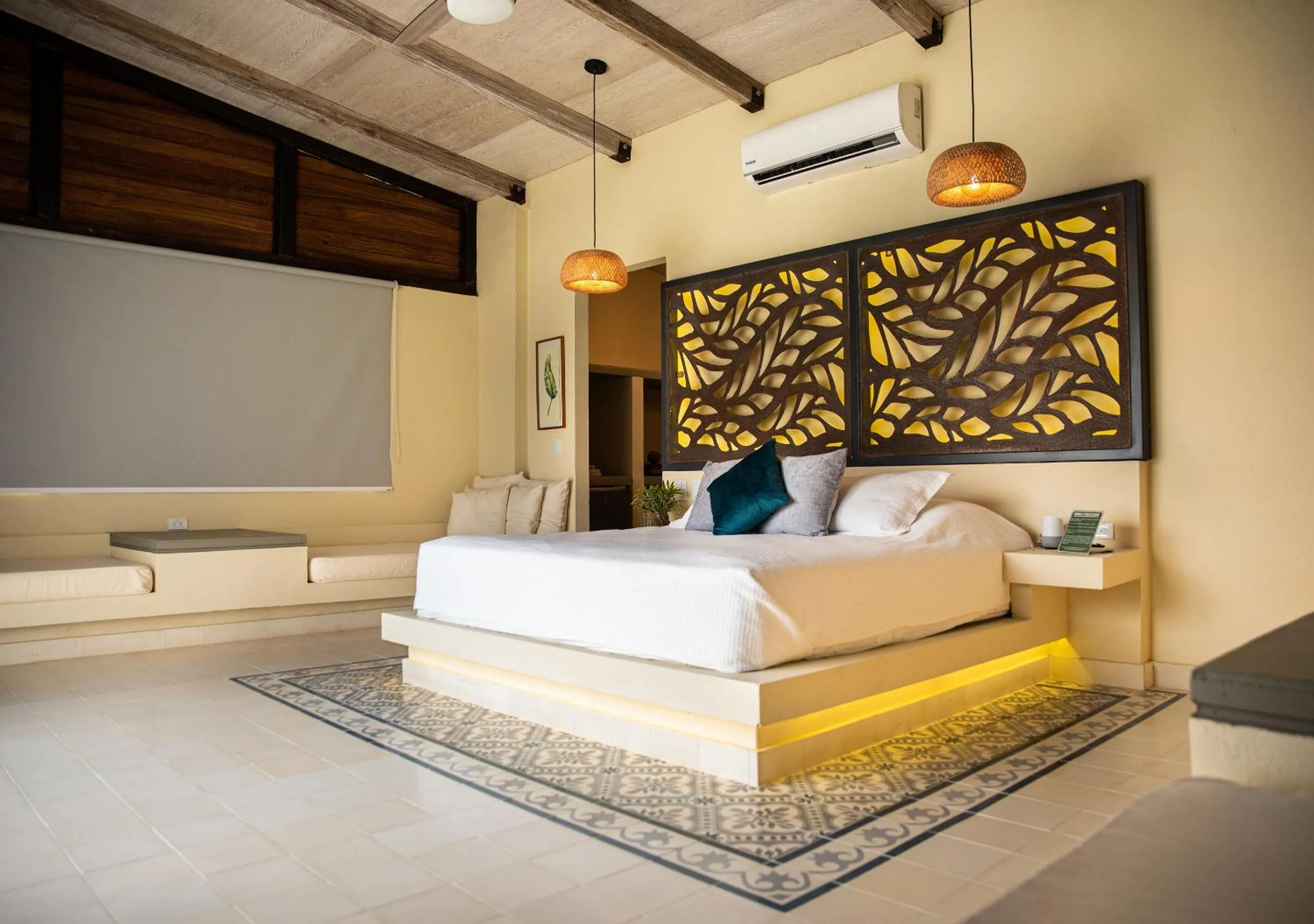 Bed in Gardenia Springs - La Finca Buritaca