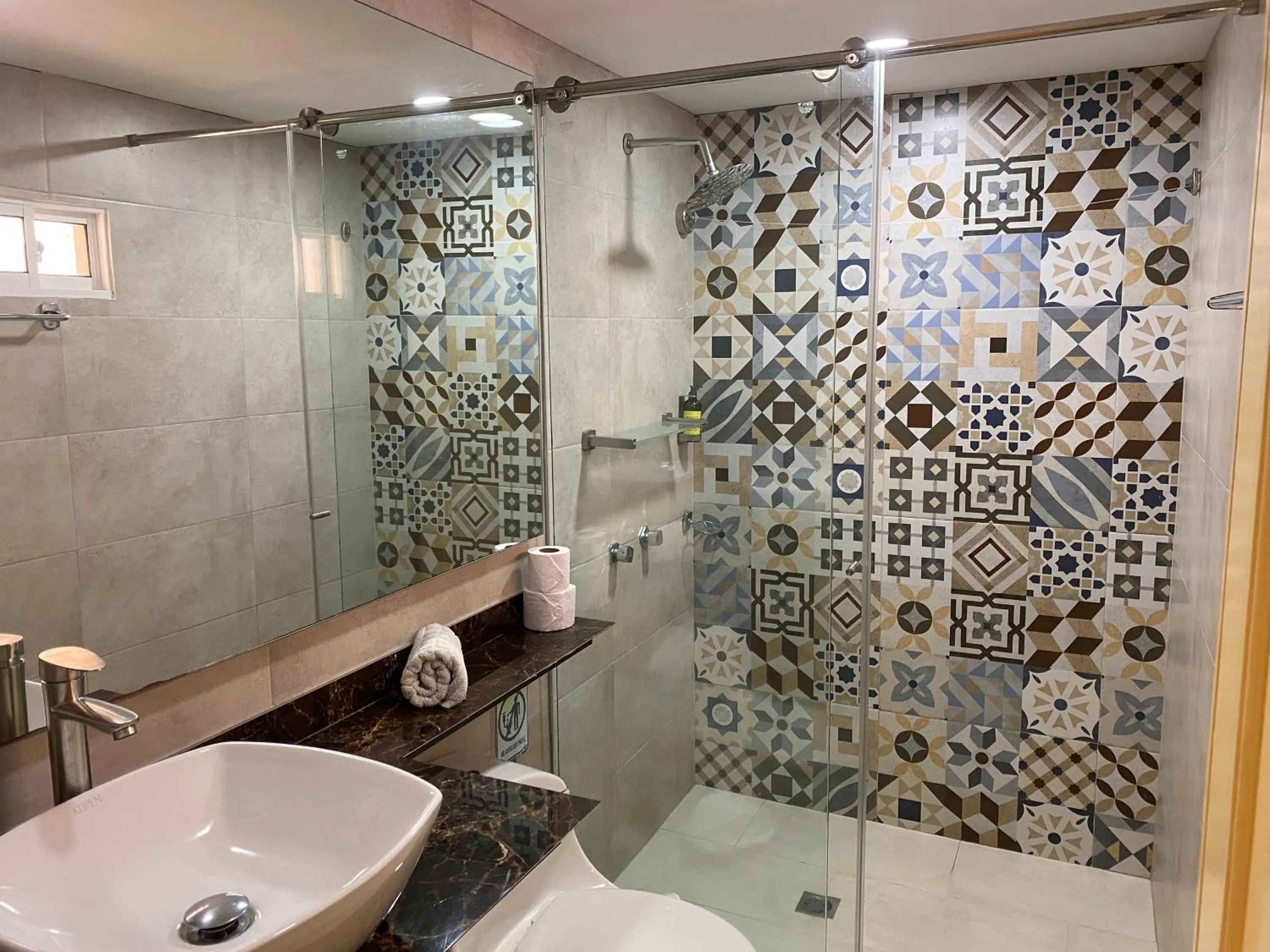 Shower in Gardenia Springs - La Finca Buritaca
