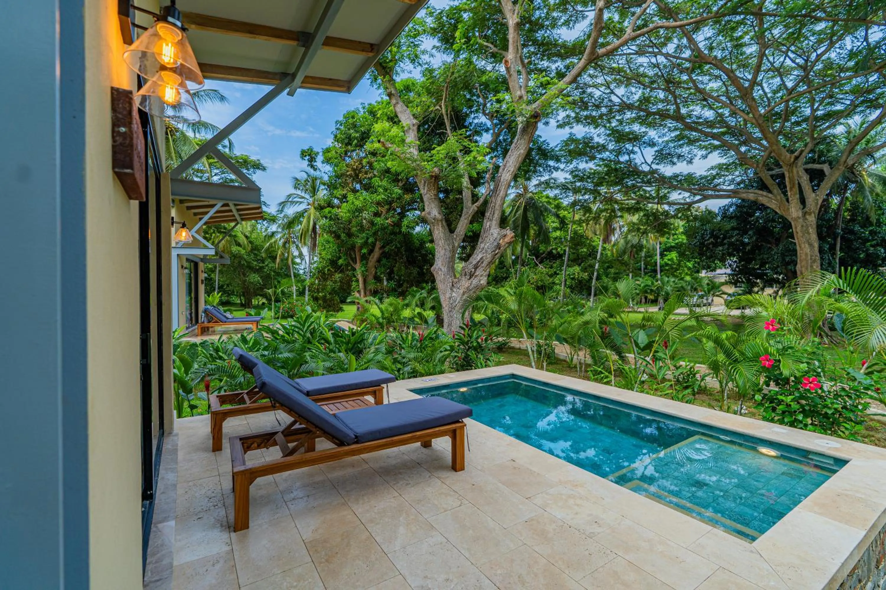 Patio in Gardenia Springs - La Finca Buritaca