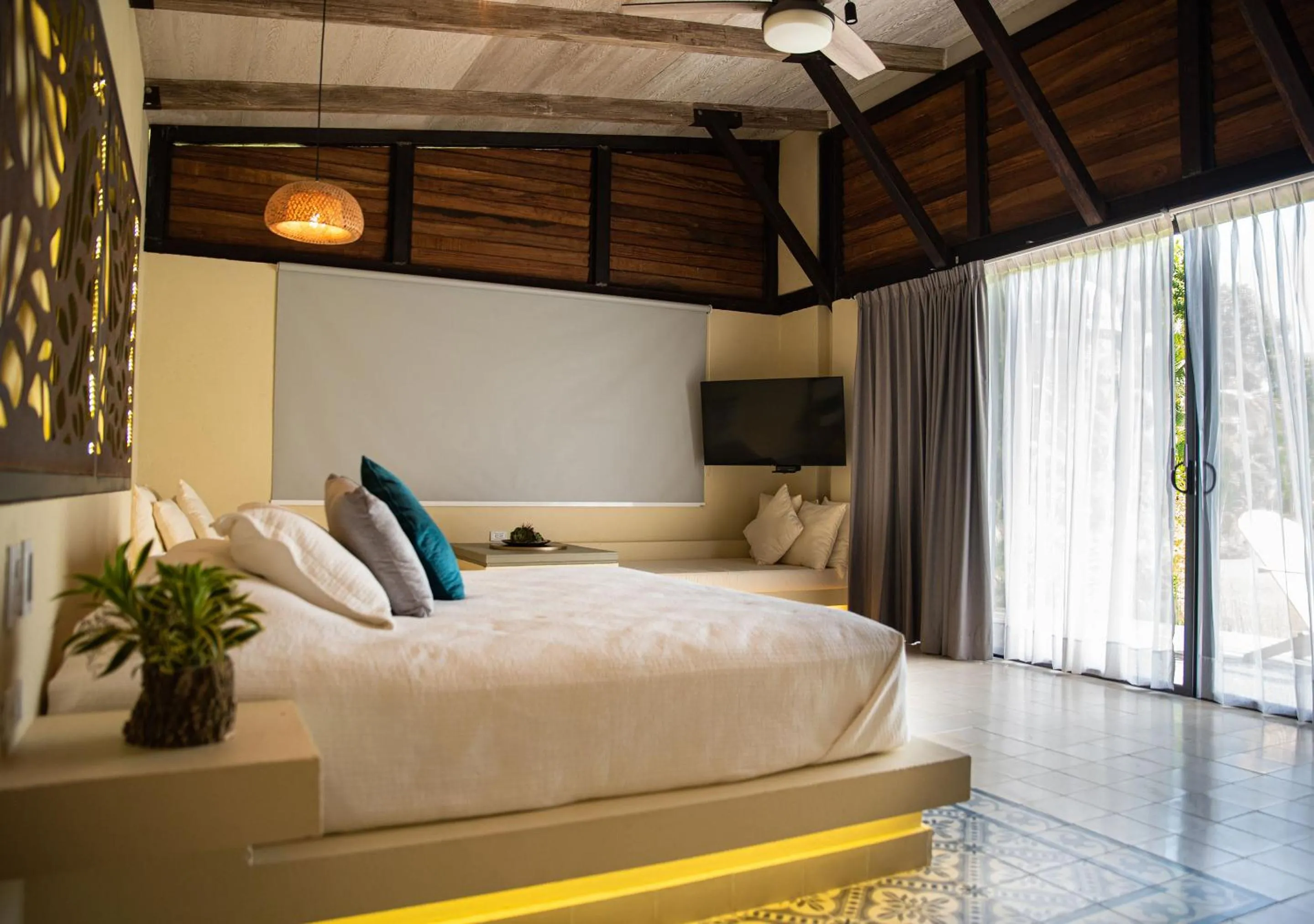 Bed in Gardenia Springs - La Finca Buritaca