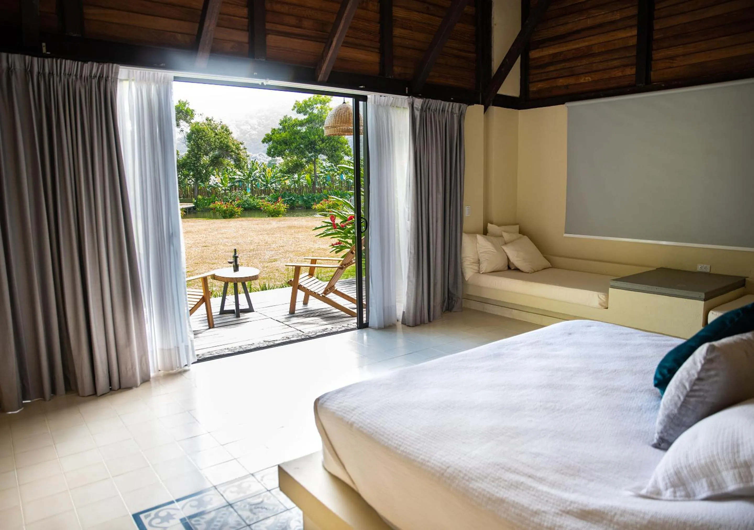 Bed in Gardenia Springs - La Finca Buritaca