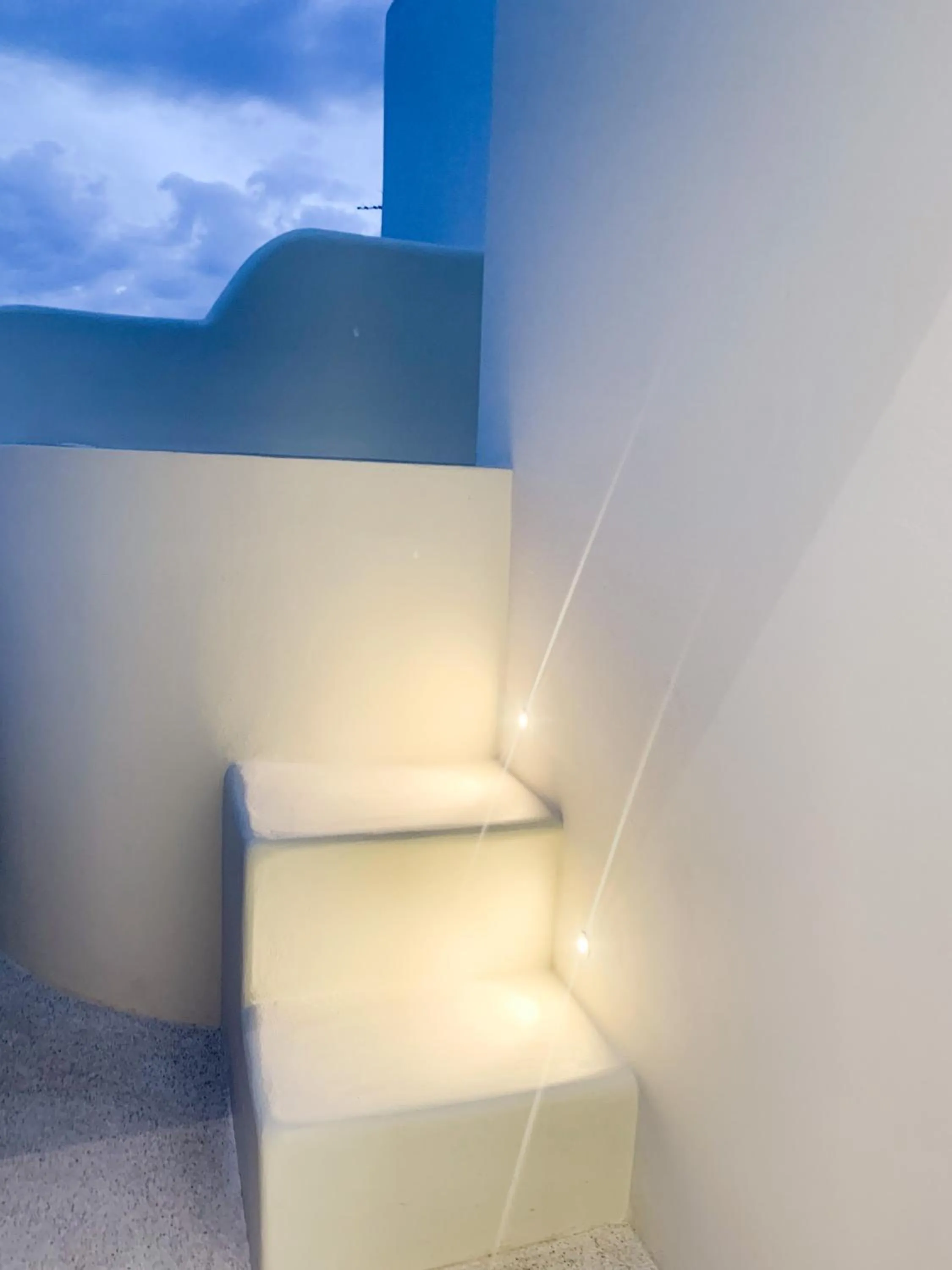 Hot Tub in Mod Santorini Vegan Accommodation