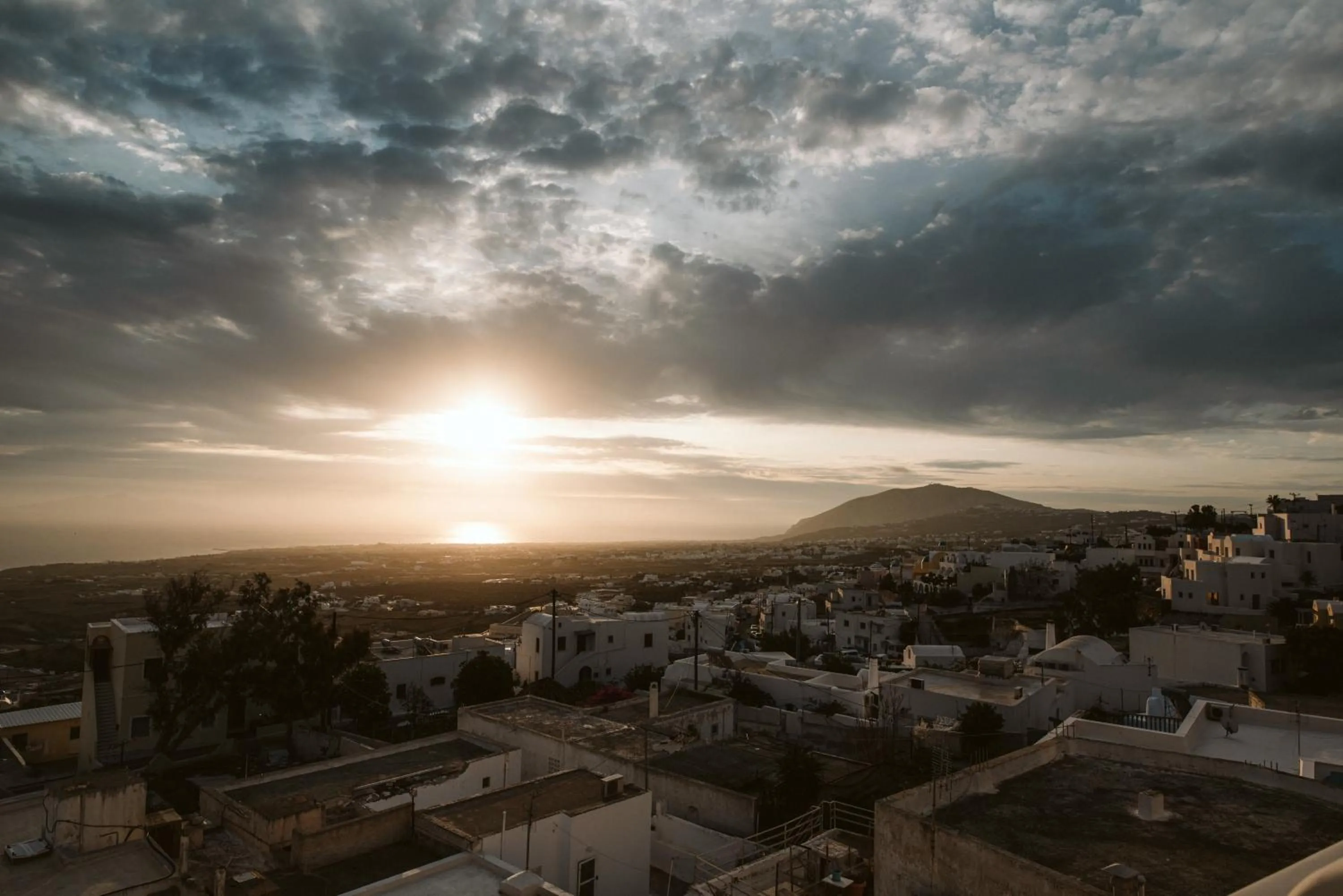 Balcony/Terrace in Mod Santorini Vegan Accommodation