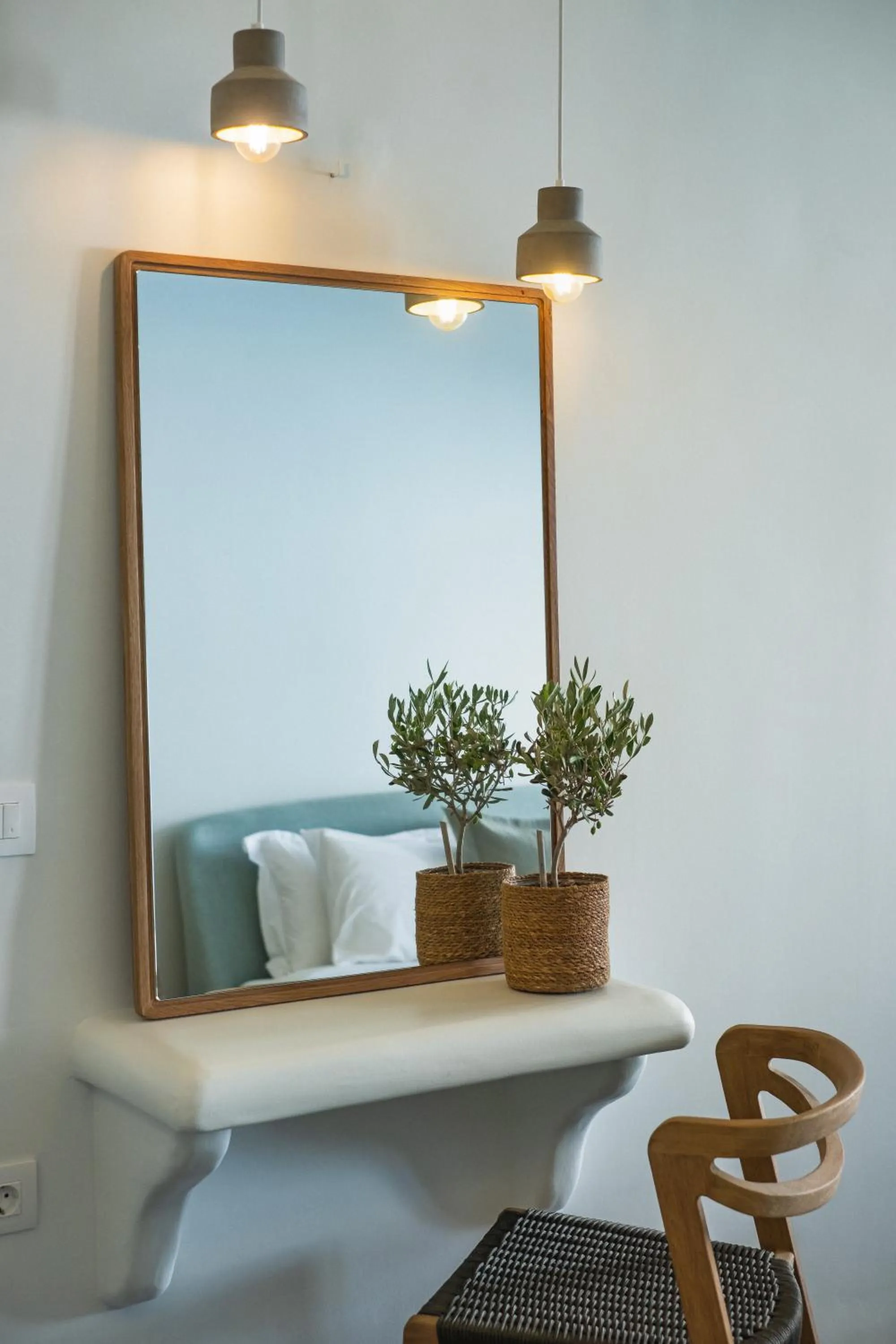 Living room in Mod Santorini Vegan Accommodation