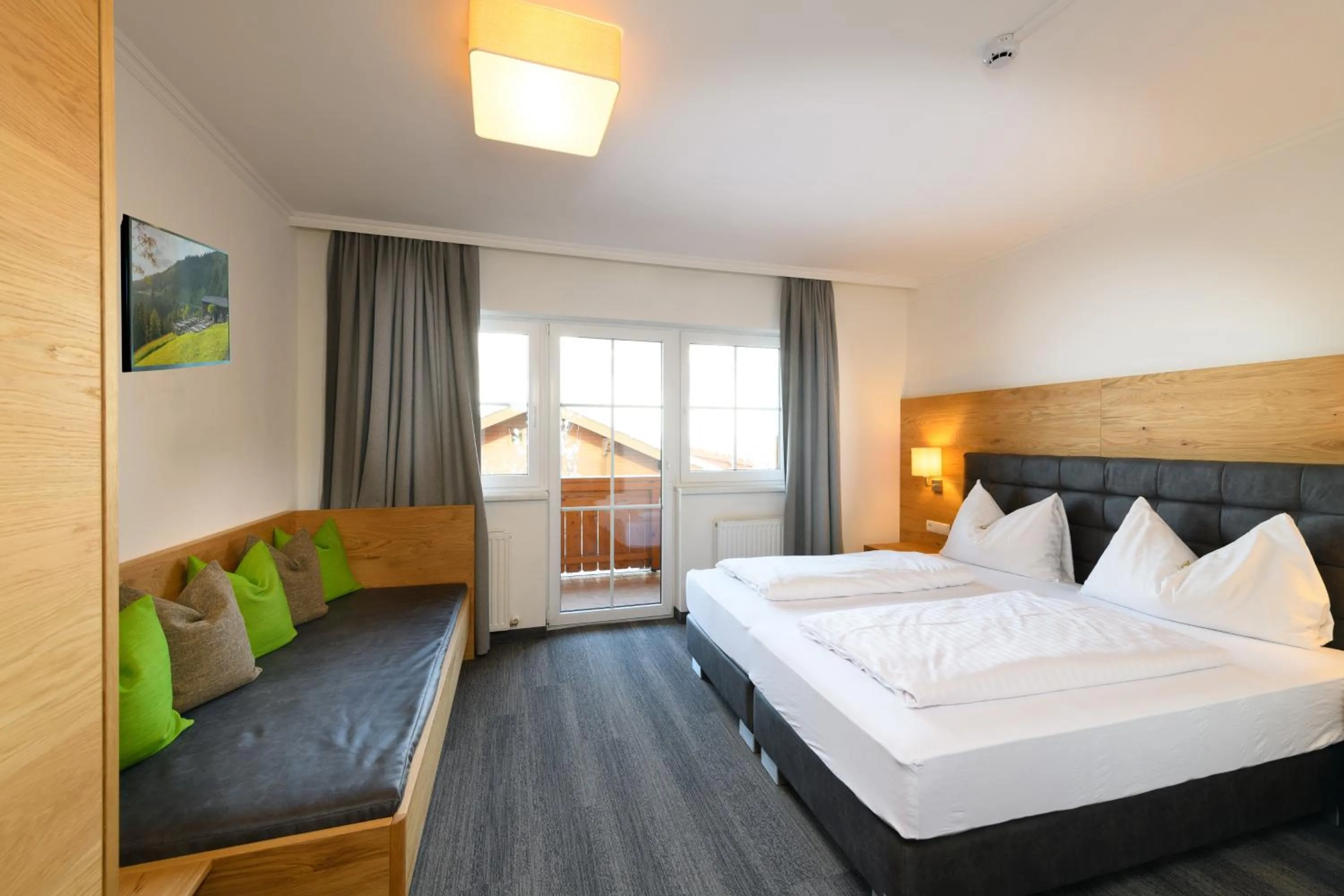 Bed in Wander- und Familienhotel Erika