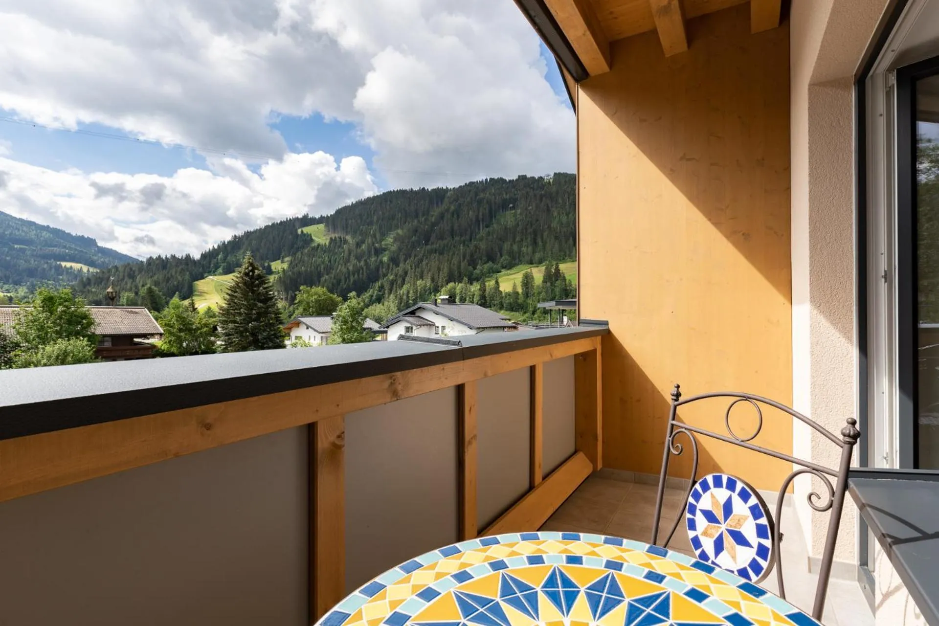 Balcony/Terrace in Wander- und Familienhotel Erika
