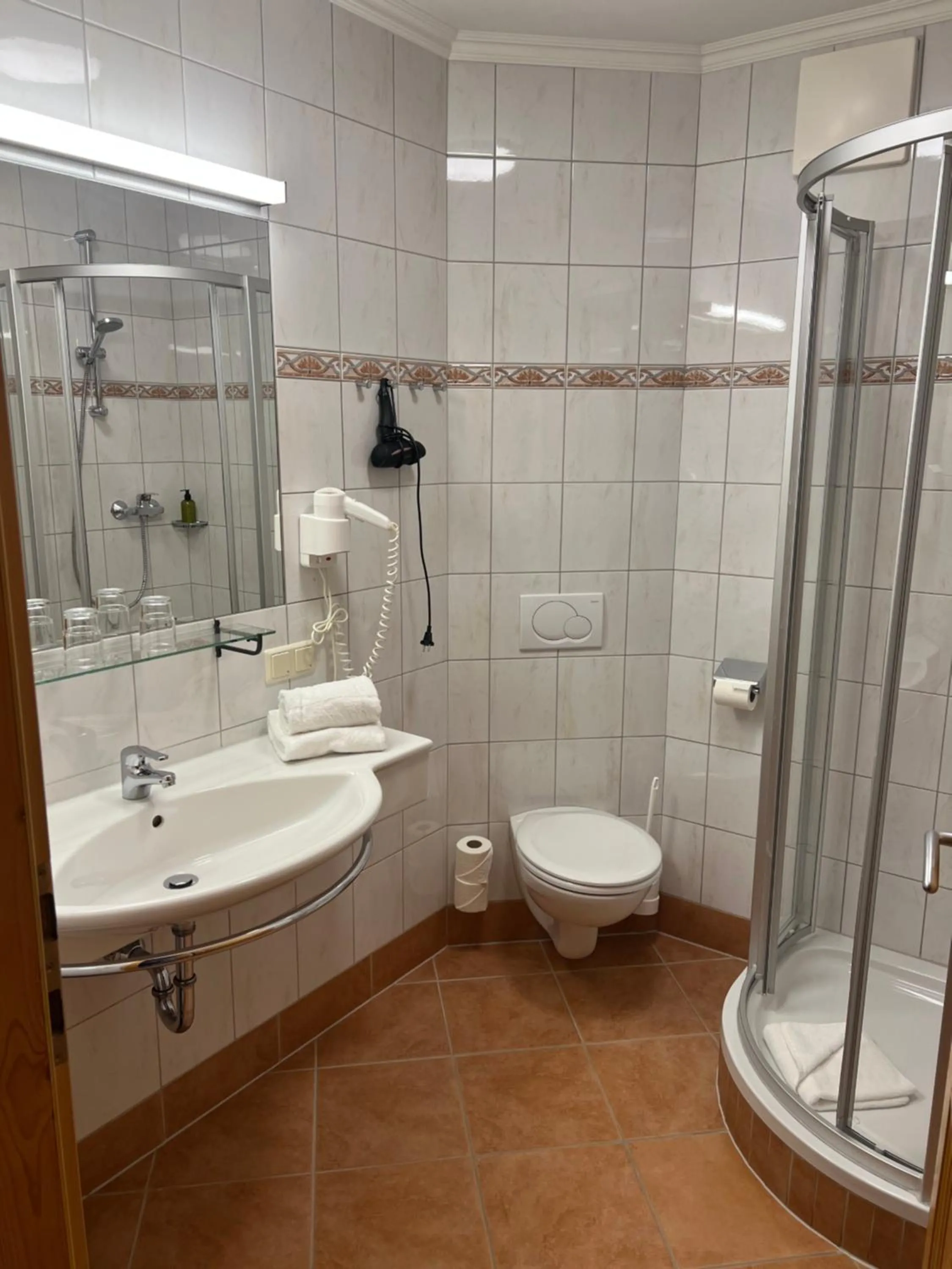 Bathroom in Wander- und Familienhotel Erika