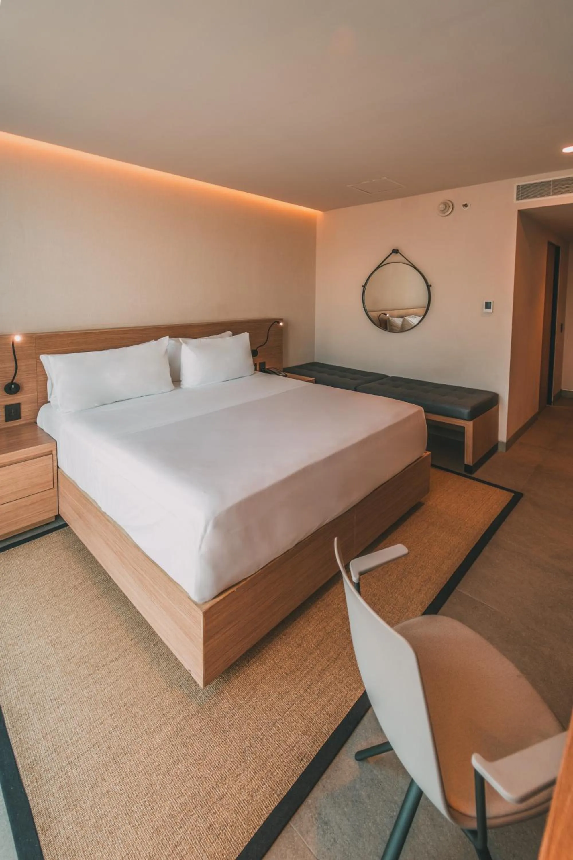 Bed in AKEN MIND Mérida Hotel