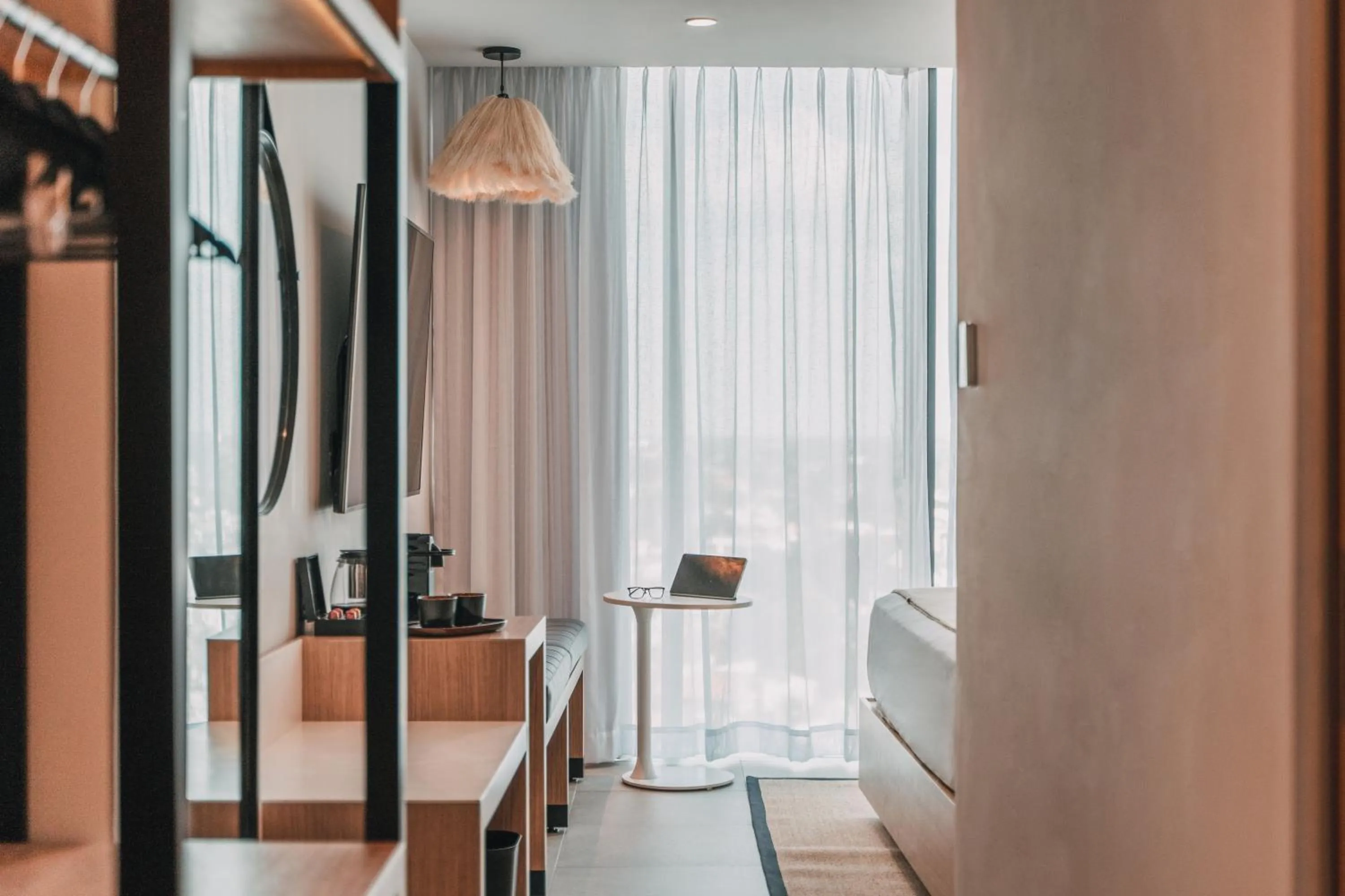 Bed in AKEN MIND Mérida Hotel