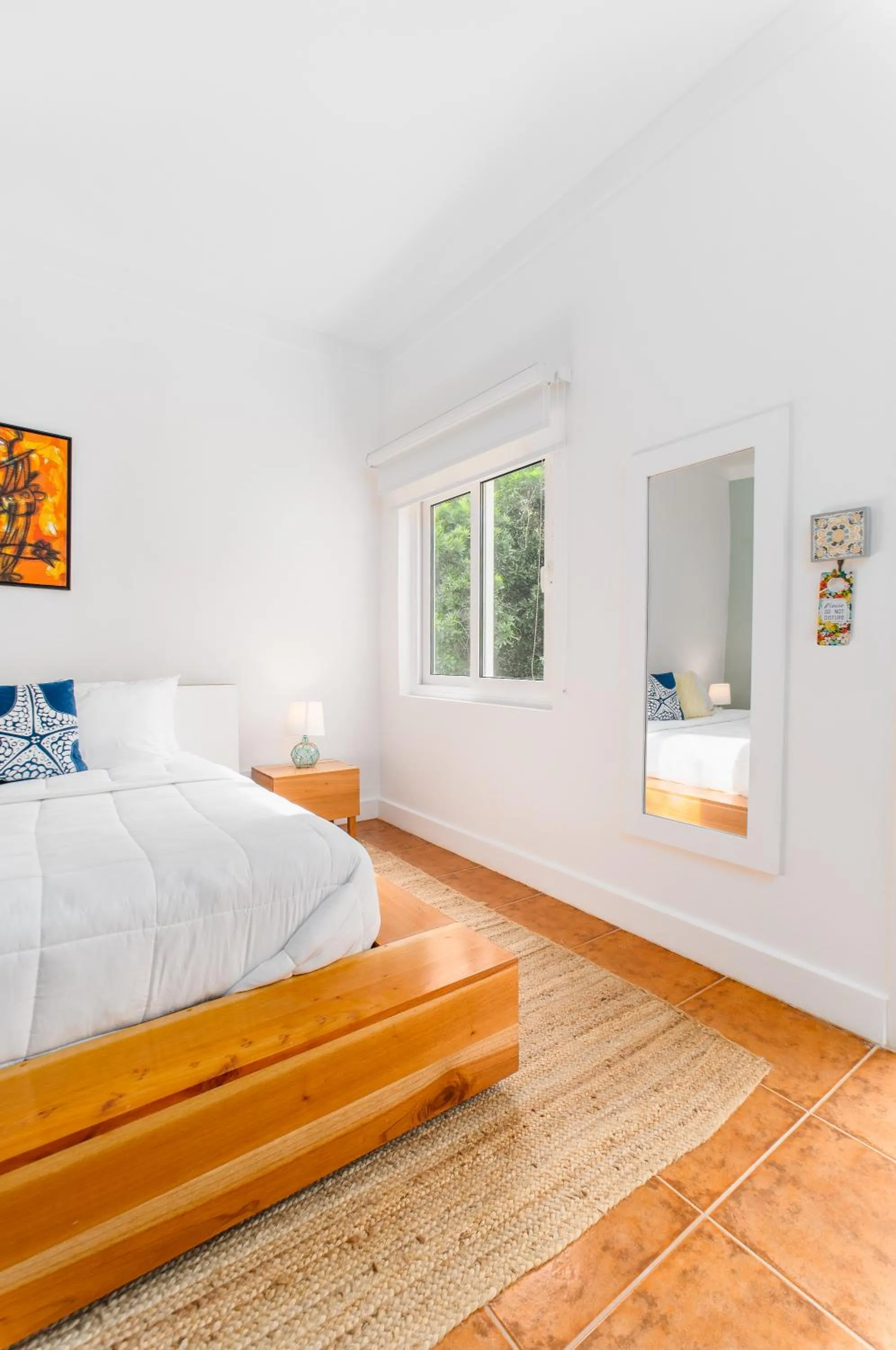 Bed in Blue Roatan Resort