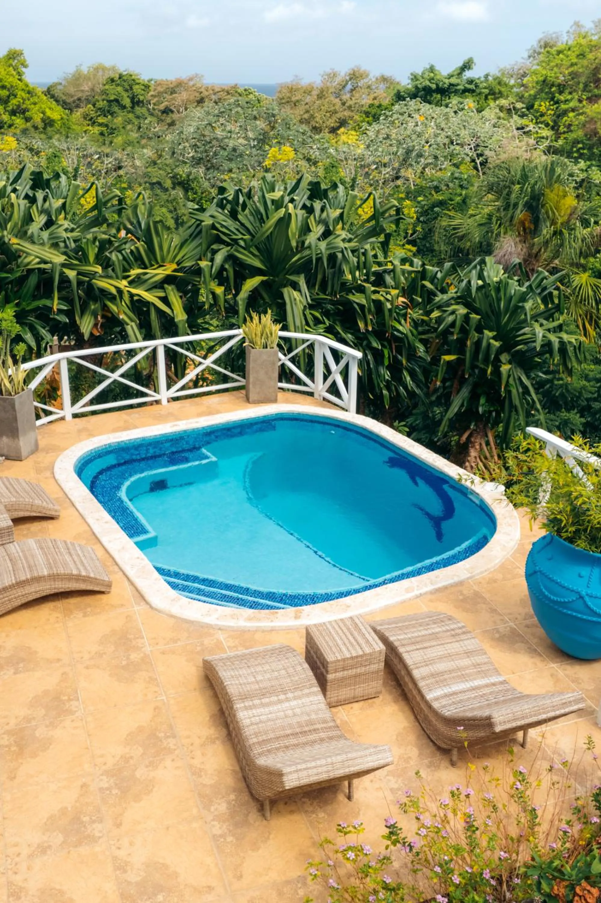 Natural landscape in Blue Roatan Resort