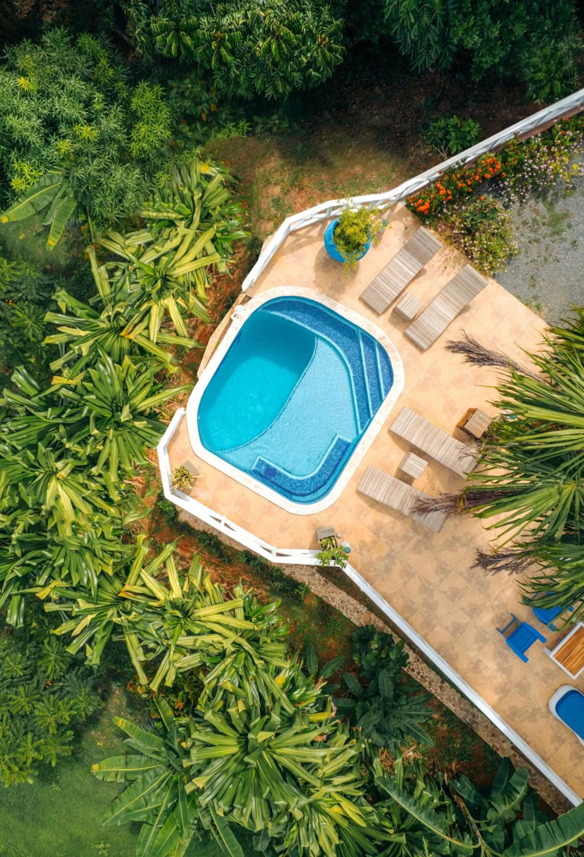Natural landscape in Blue Roatan Resort