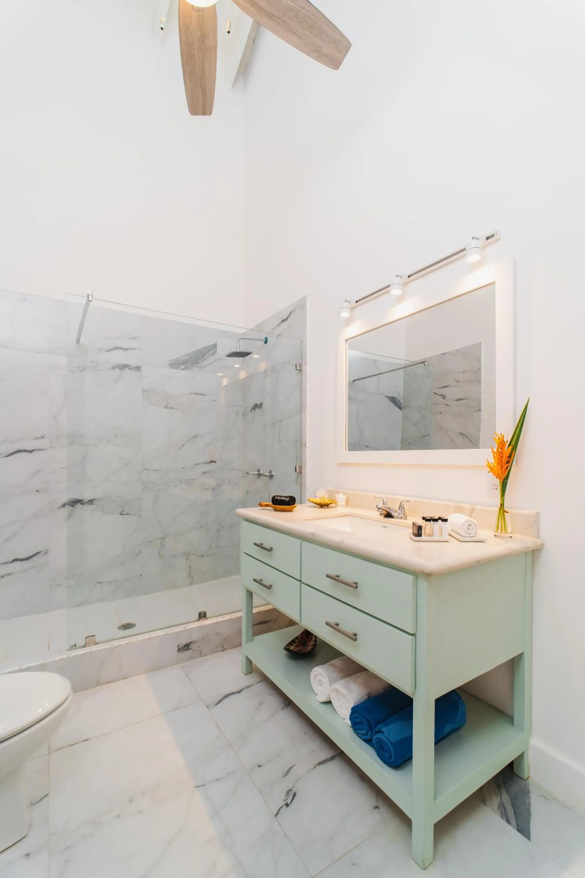 Shower in Blue Roatan Resort