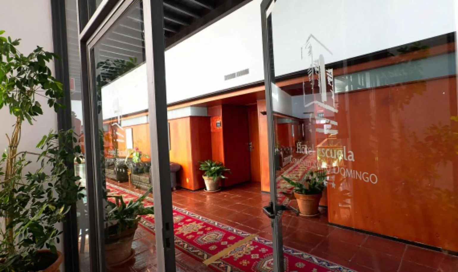 Lobby or reception in Hotel Escuela Convento Sto Domingo