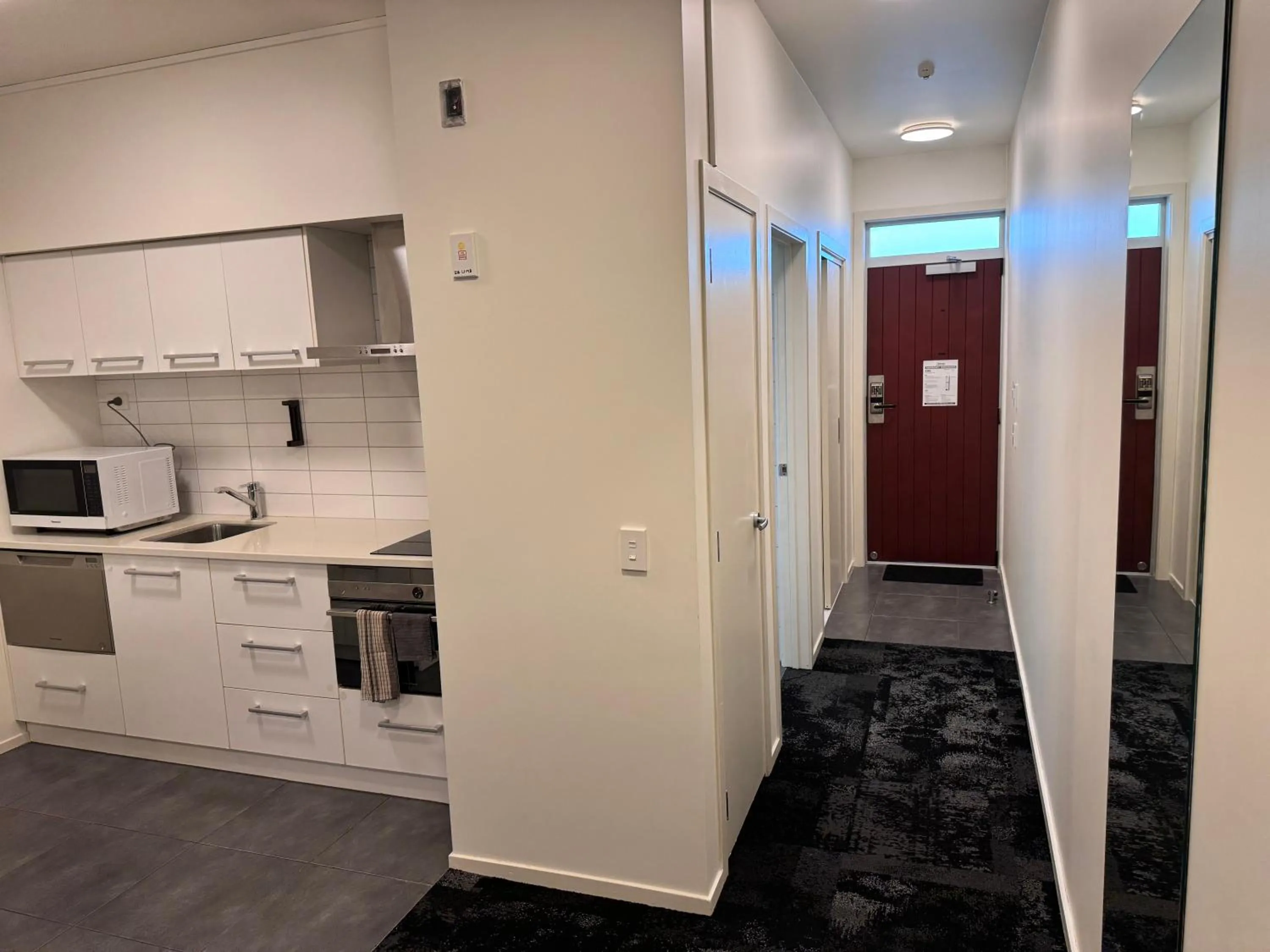 Kitchen or kitchenette in Zeta Motel