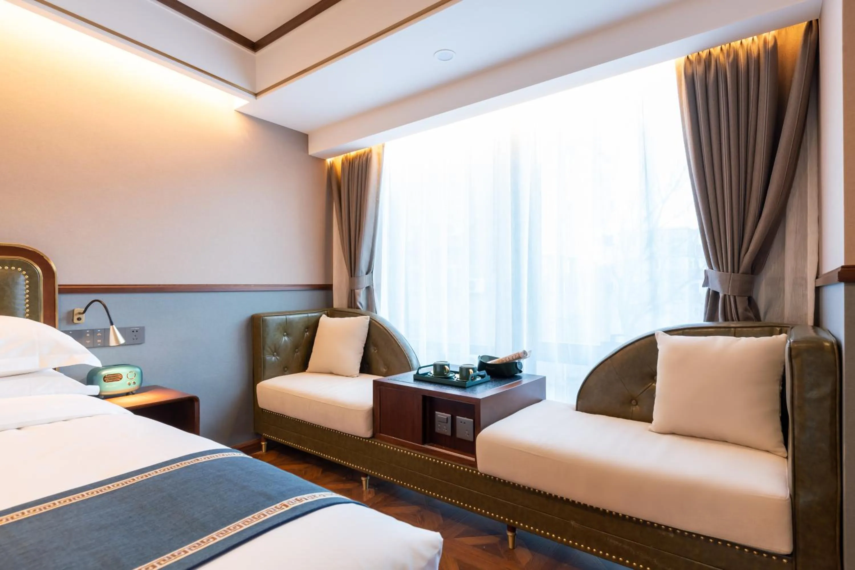 Bed in Nostalgia S Hotel Beijing CCTV