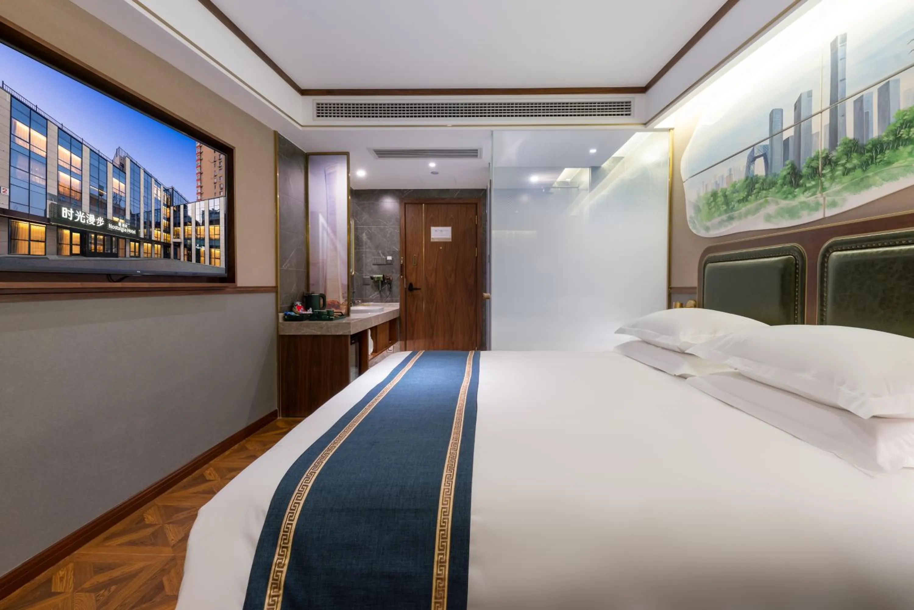 Bed in Nostalgia S Hotel Beijing CCTV