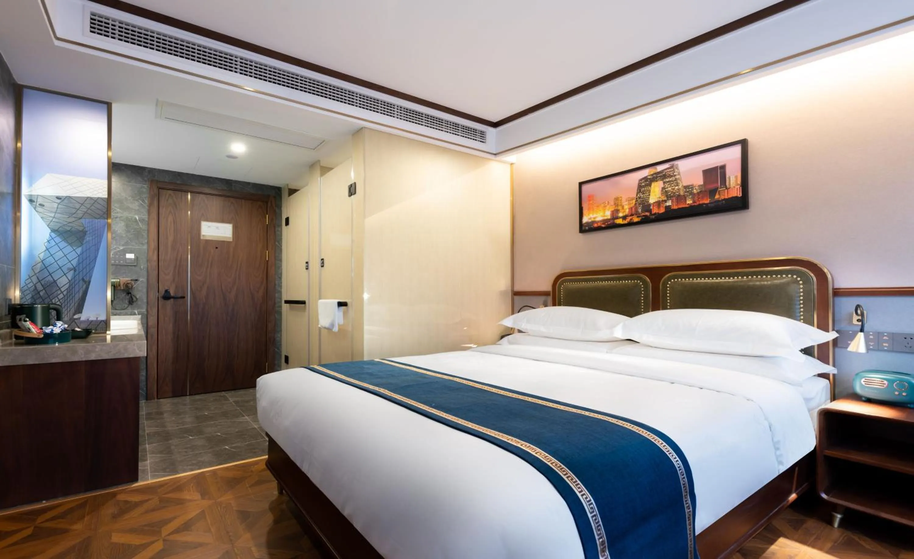 Bed in Nostalgia S Hotel Beijing CCTV