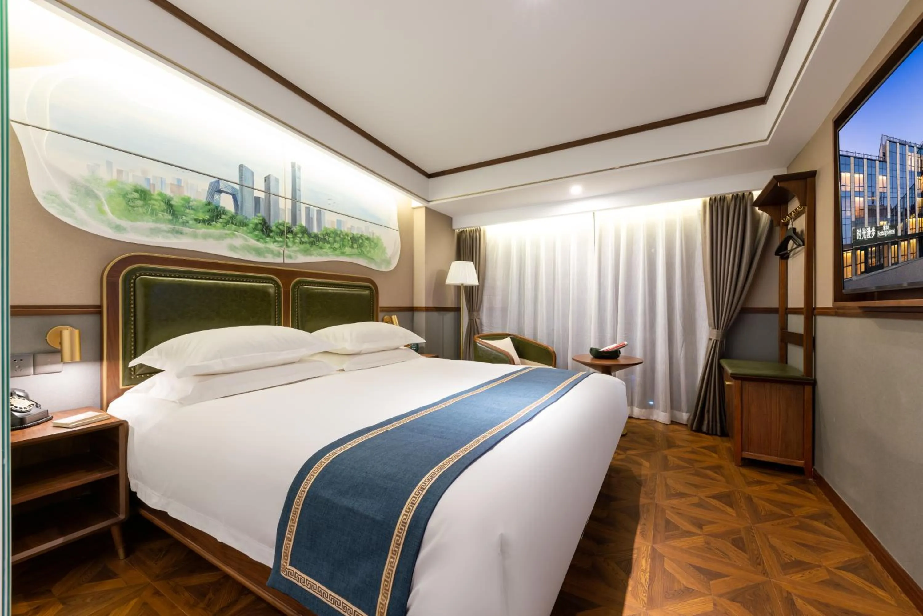 Bed in Nostalgia S Hotel Beijing CCTV