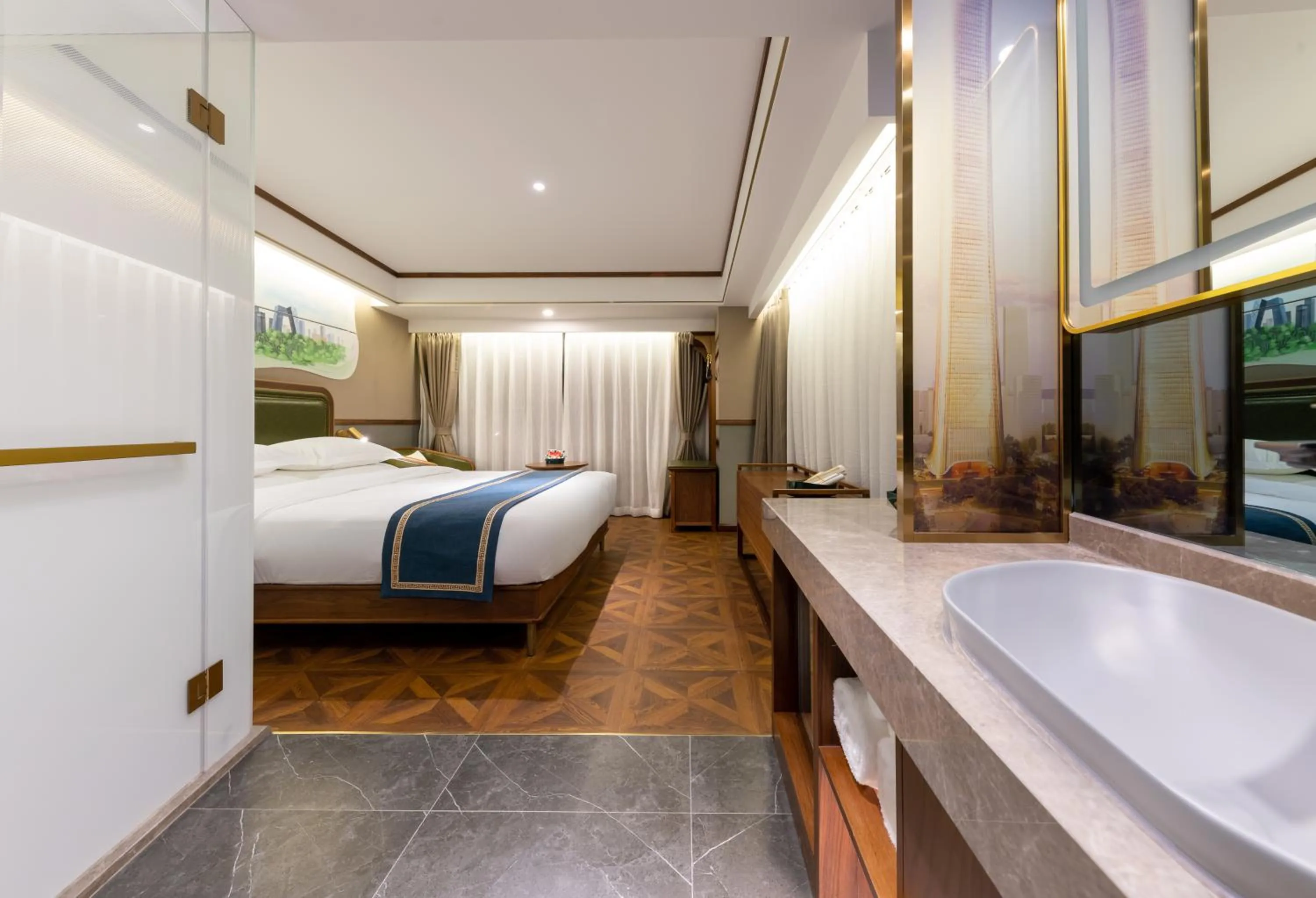 Photo of the whole room, Bed in Nostalgia S Hotel Beijing CCTV