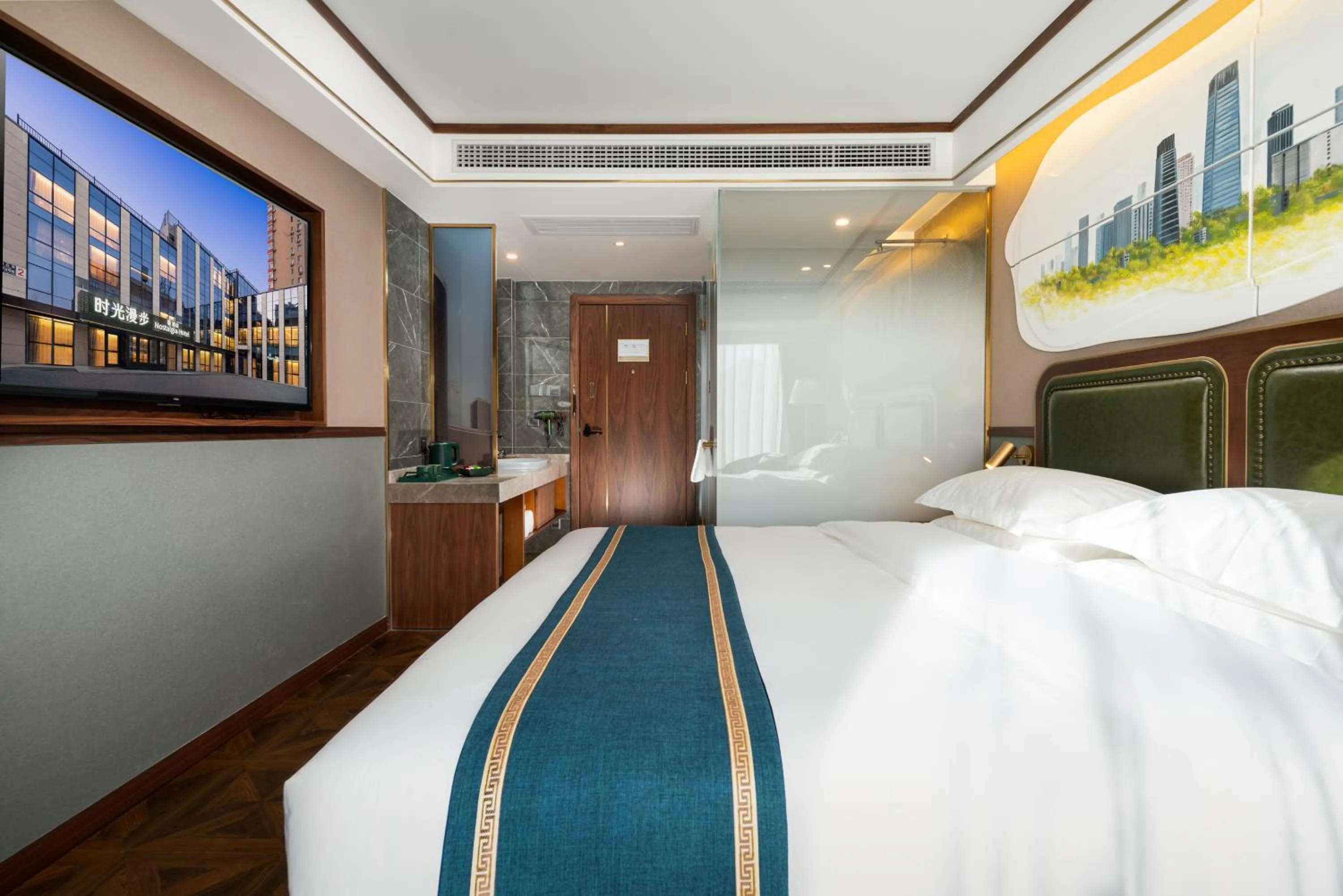 Bed in Nostalgia S Hotel Beijing CCTV