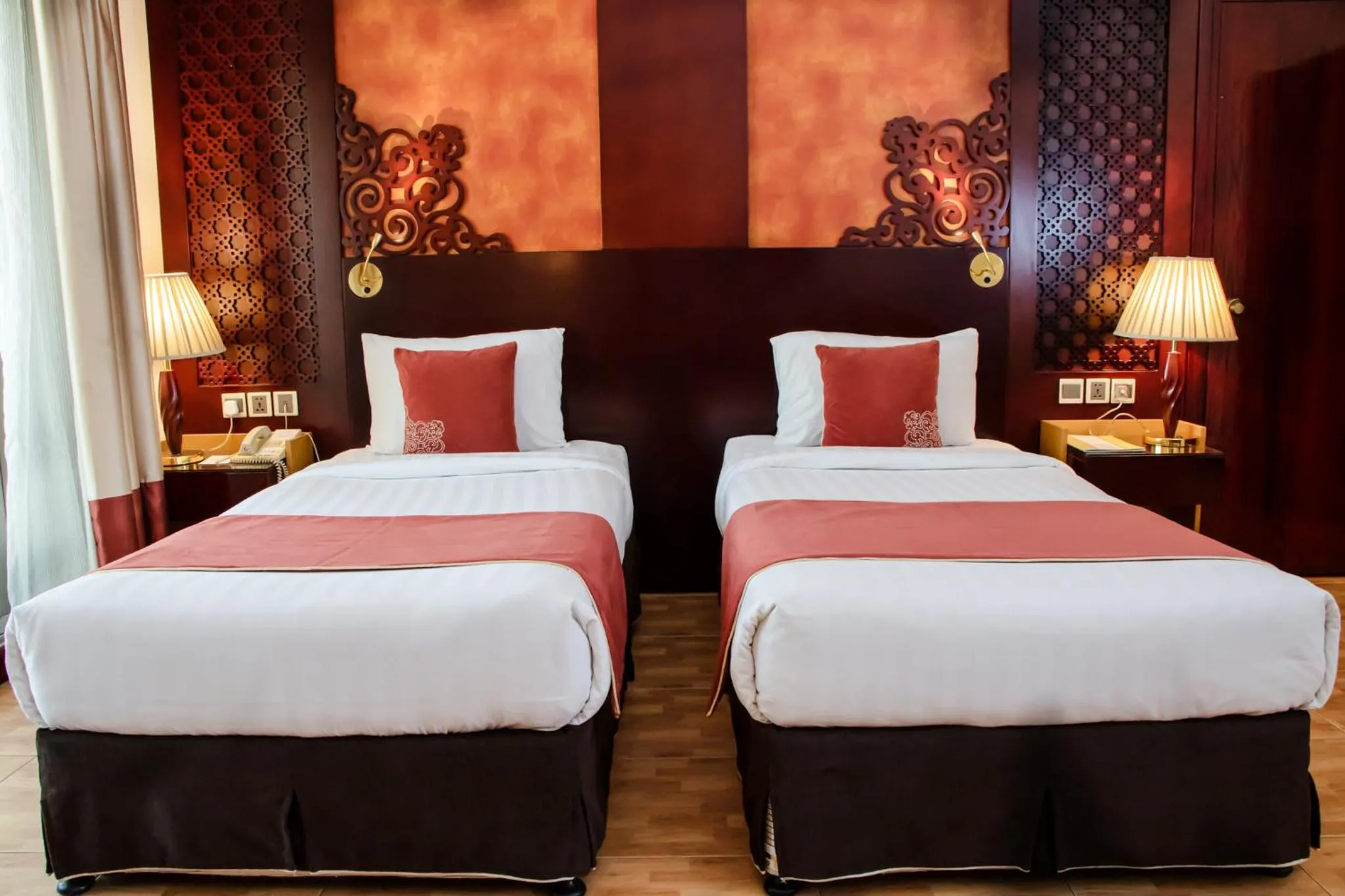 Bed in Dubai Grand Hotel by Fortune, Dubai Airport